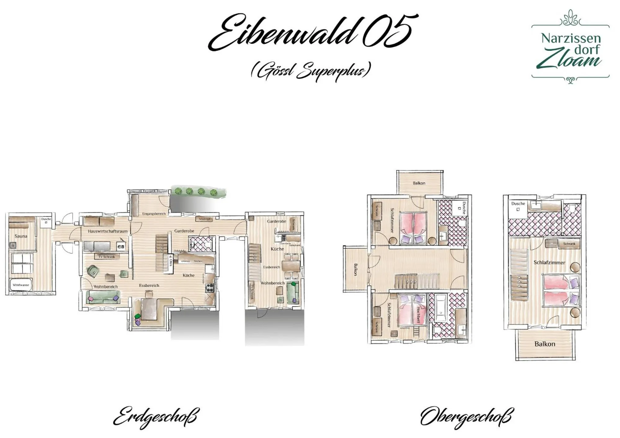 Floor plan in Narzissendorf Zloam