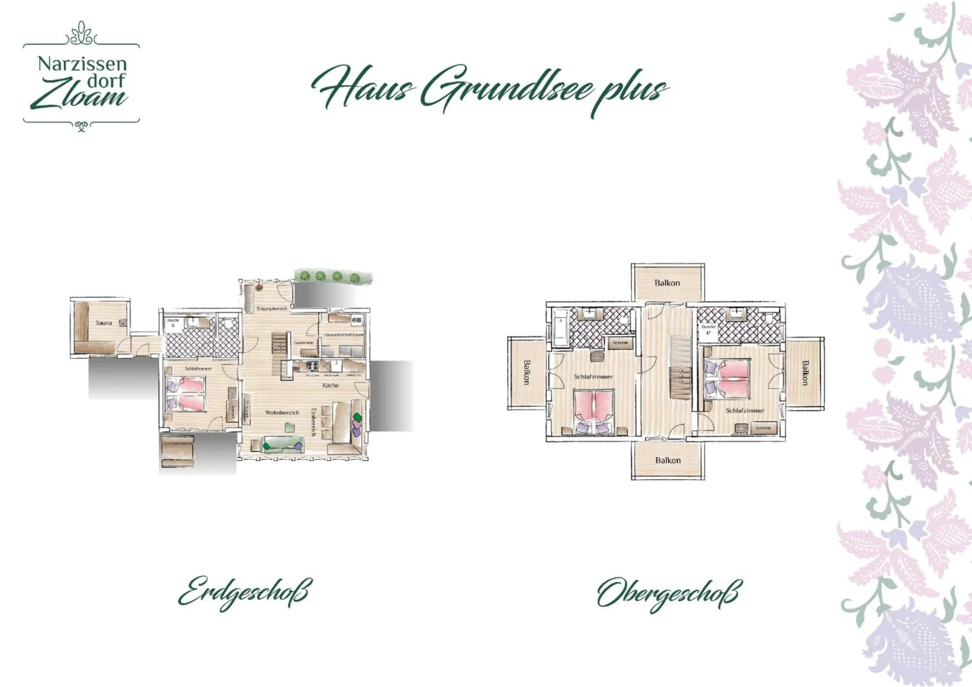 Floor plan in Narzissendorf Zloam