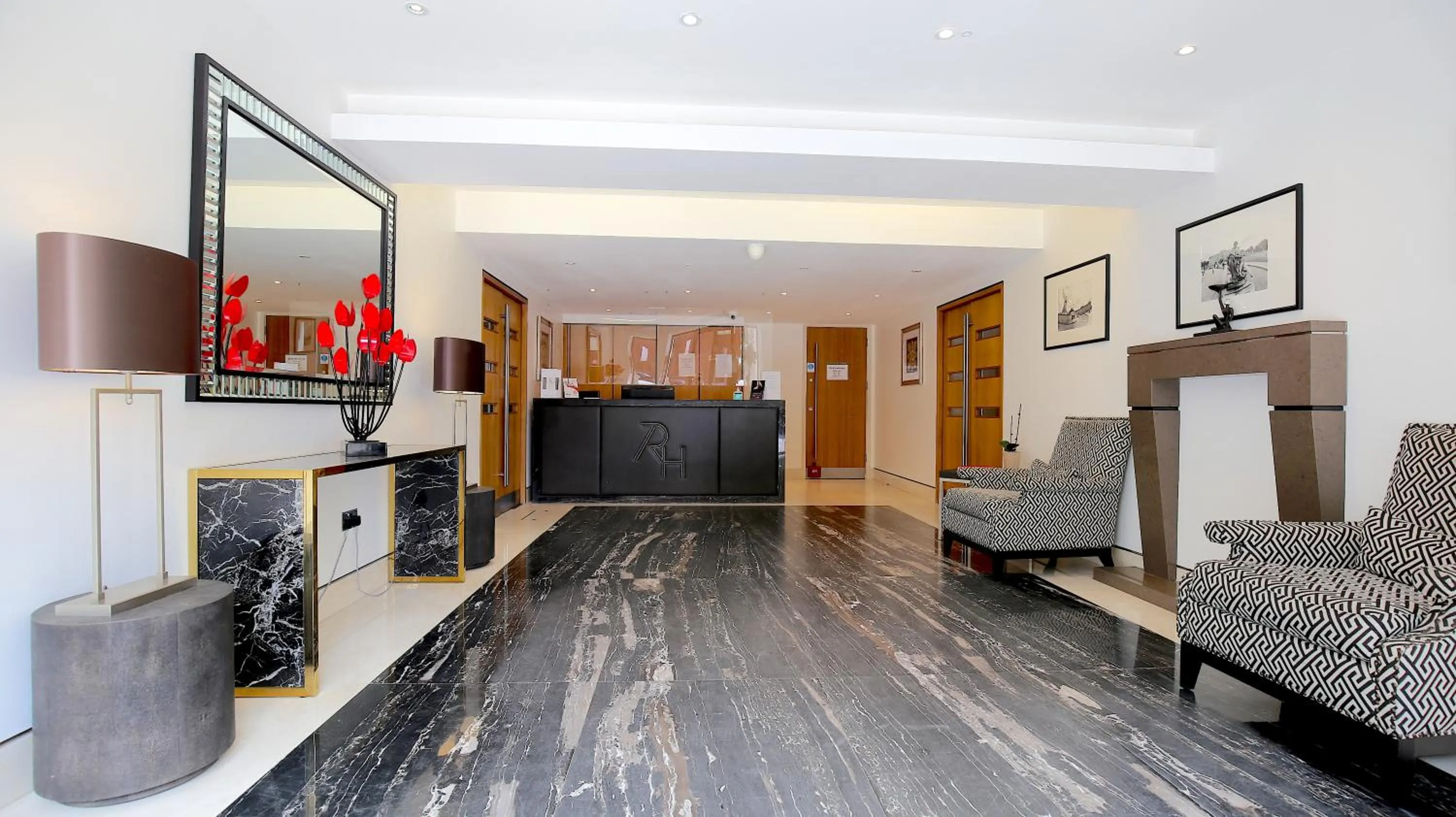 Lobby or reception in Roland House