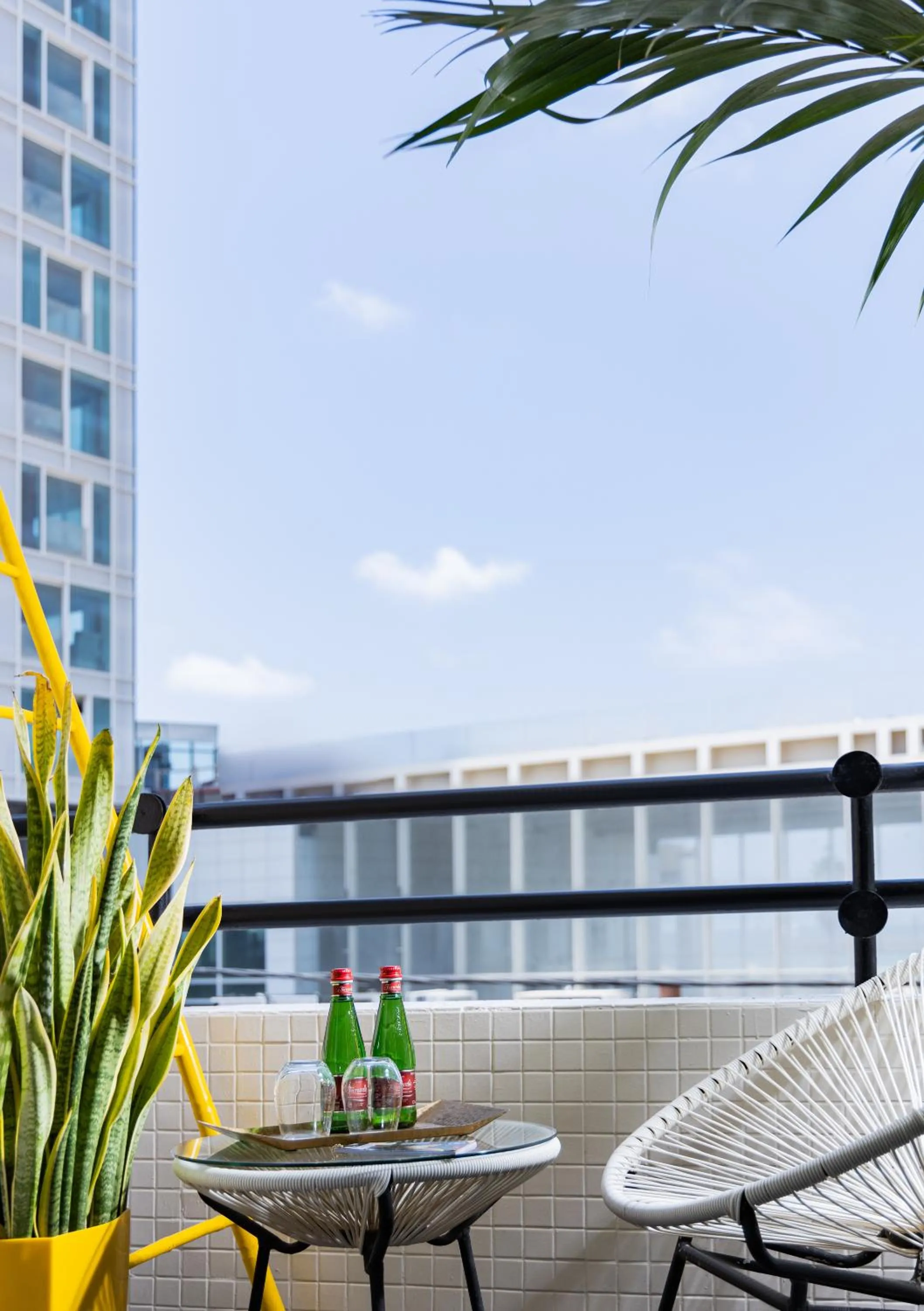 Balcony/Terrace in Beach Hotel by Zvieli Hotels