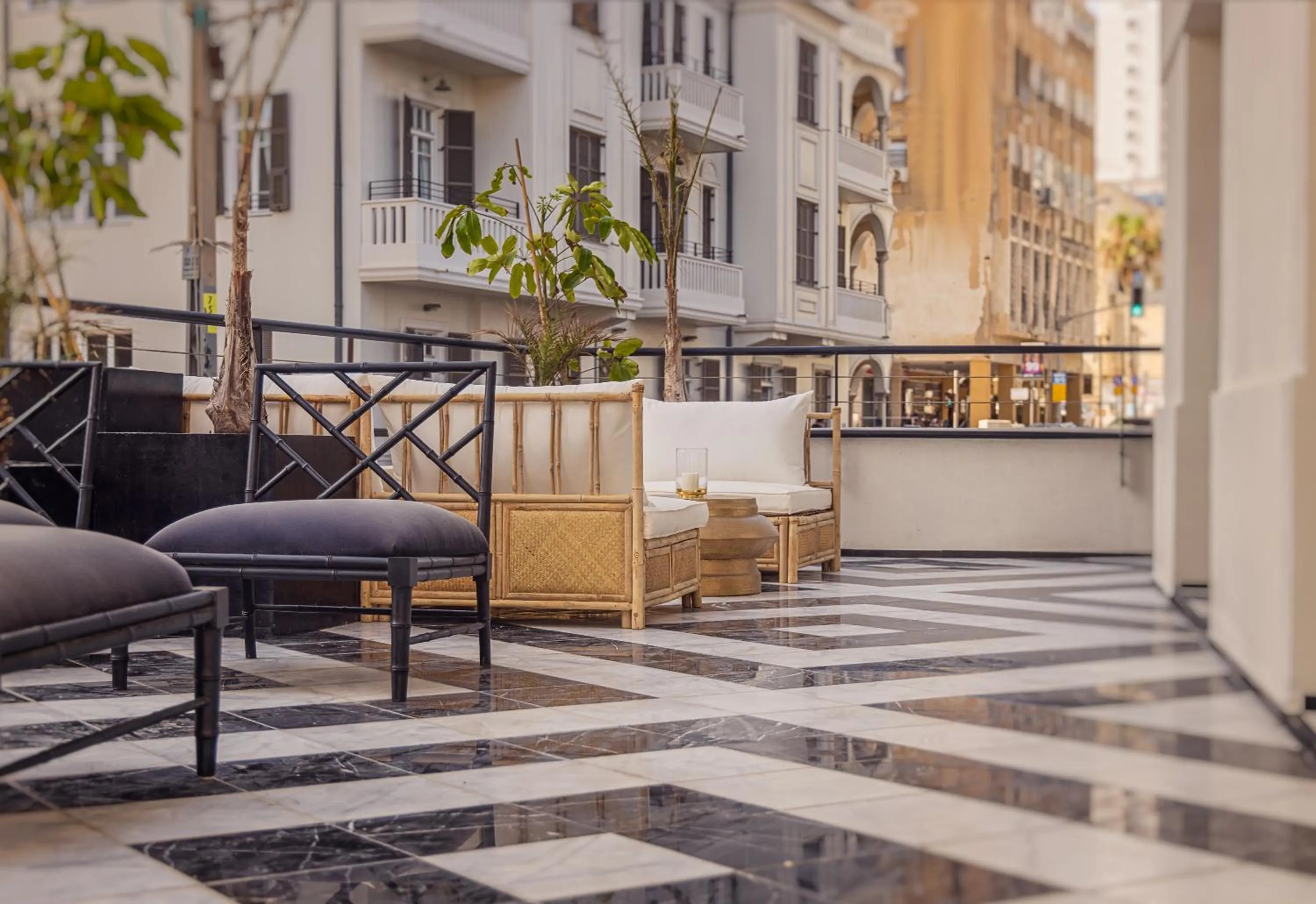 Balcony/Terrace in Beach Hotel by Zvieli Hotels