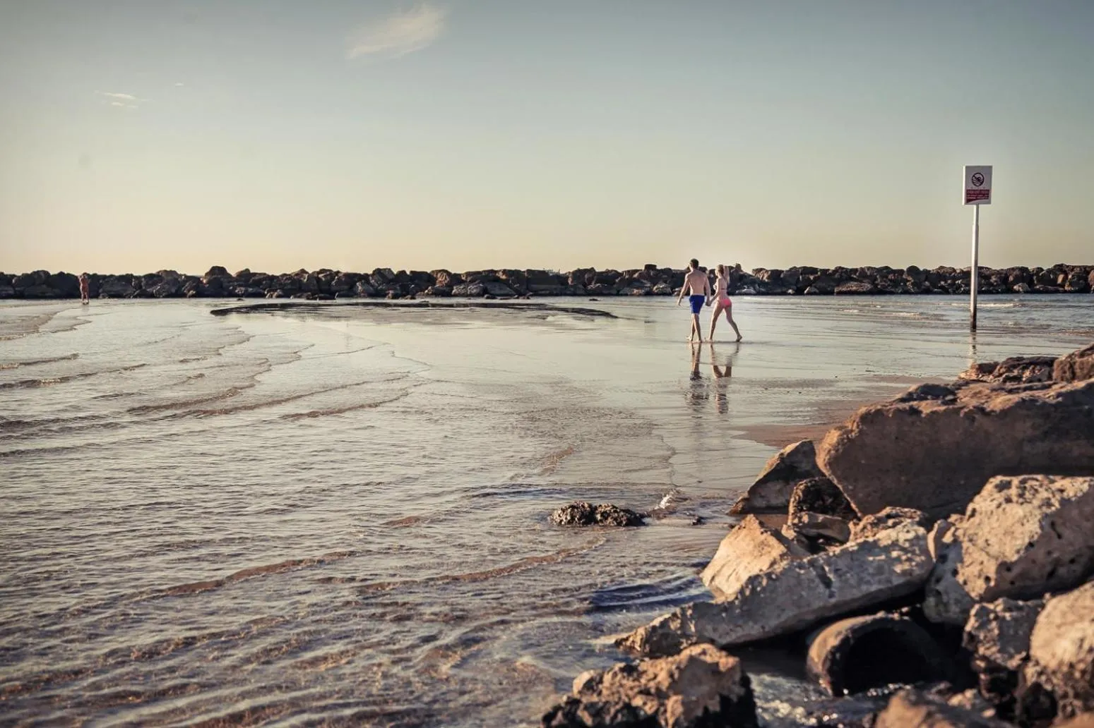 People in Beach Hotel by Zvieli Hotels