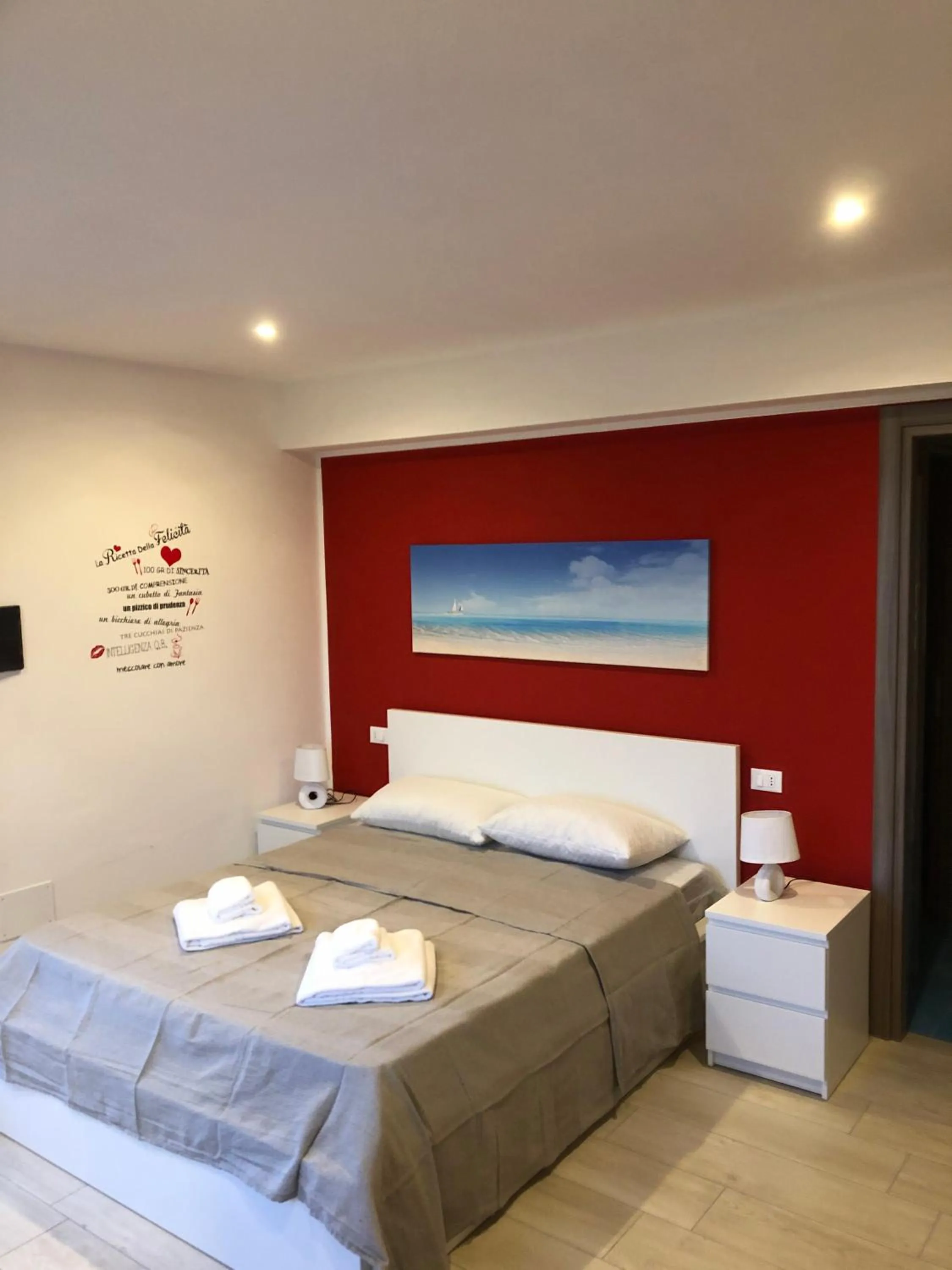 Bedroom, Bed in mammaCristina