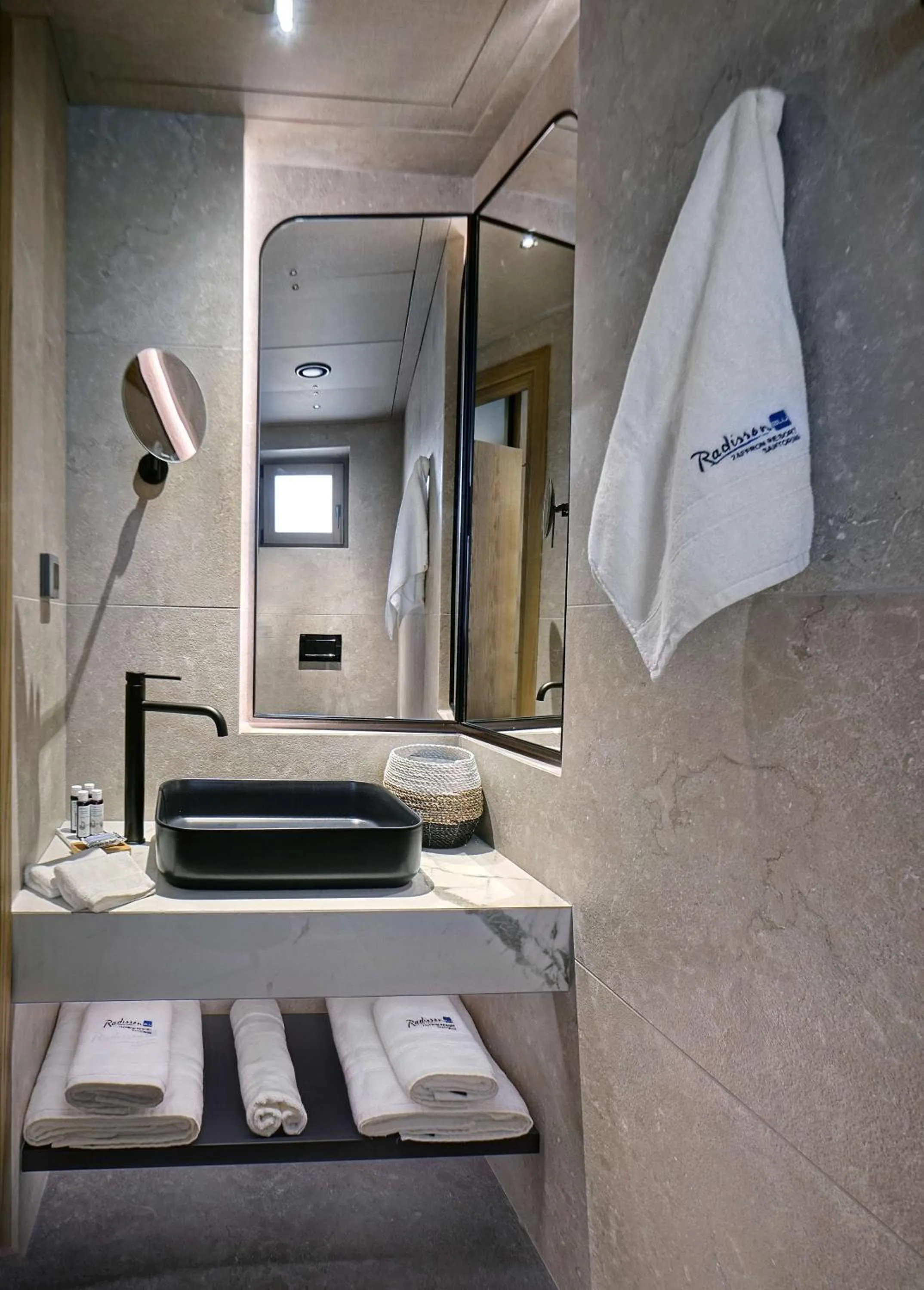 Bathroom in Radisson Blu Zaffron Resort, Santorini