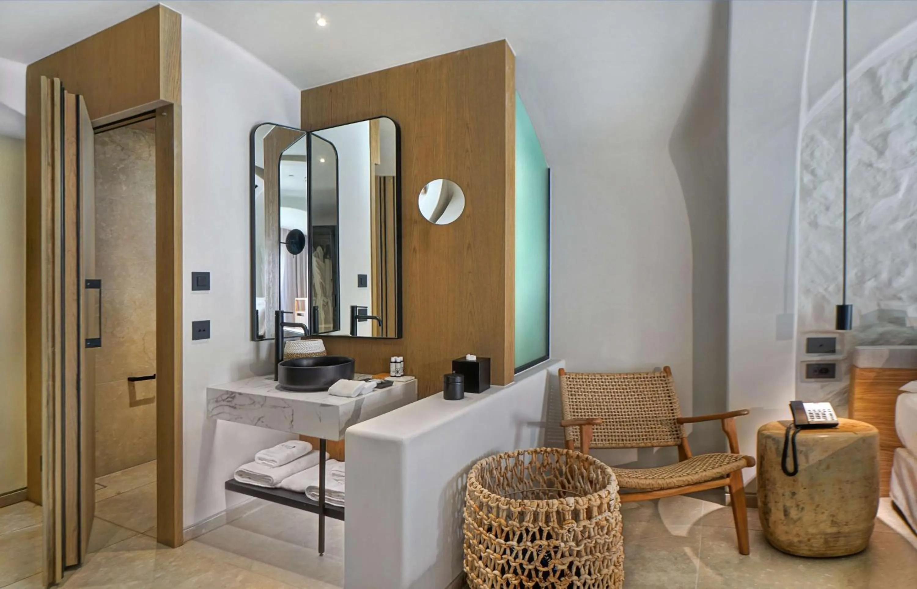 Bathroom in Radisson Blu Zaffron Resort, Santorini