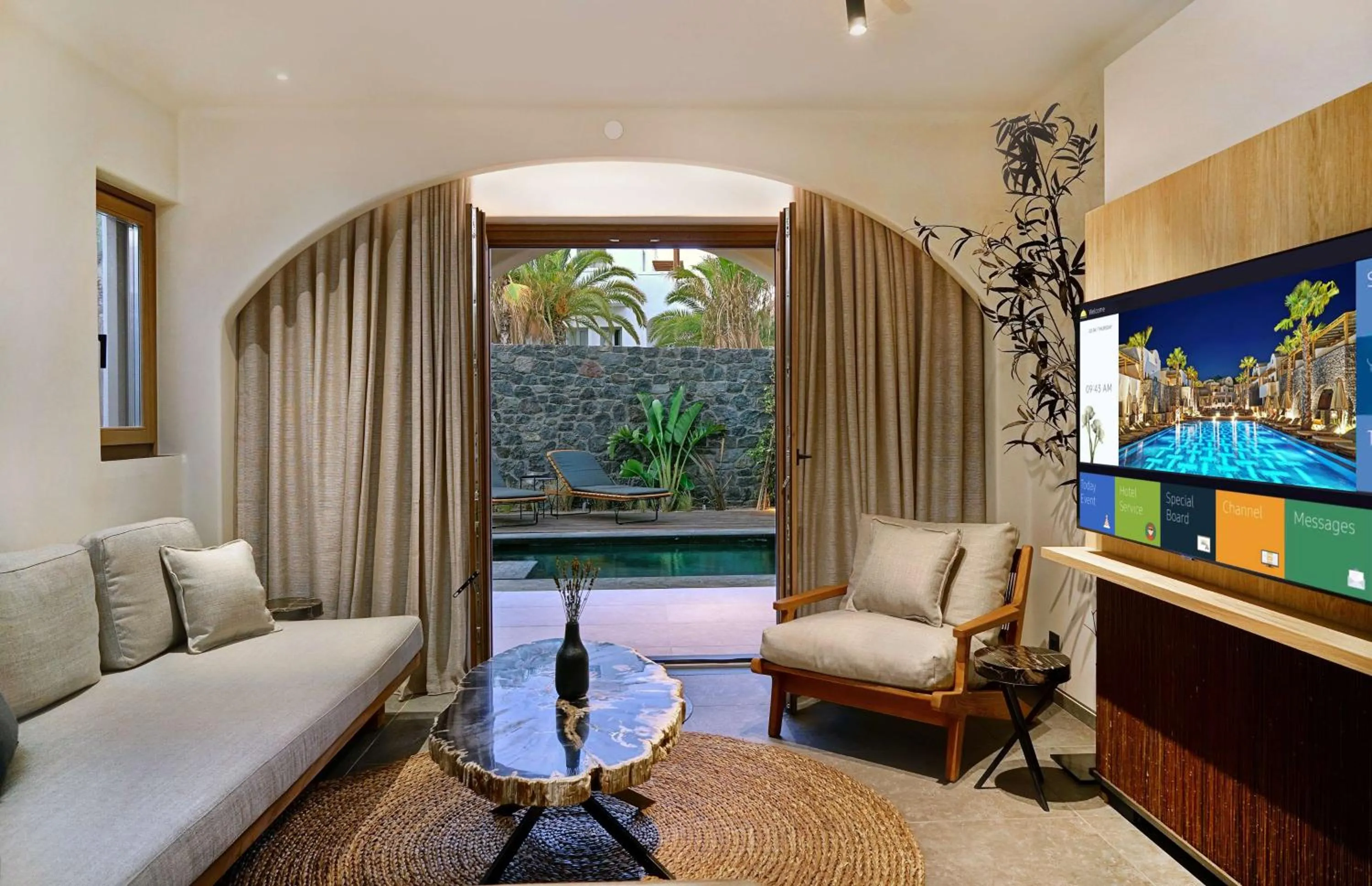 Photo of the whole room in Radisson Blu Zaffron Resort, Santorini