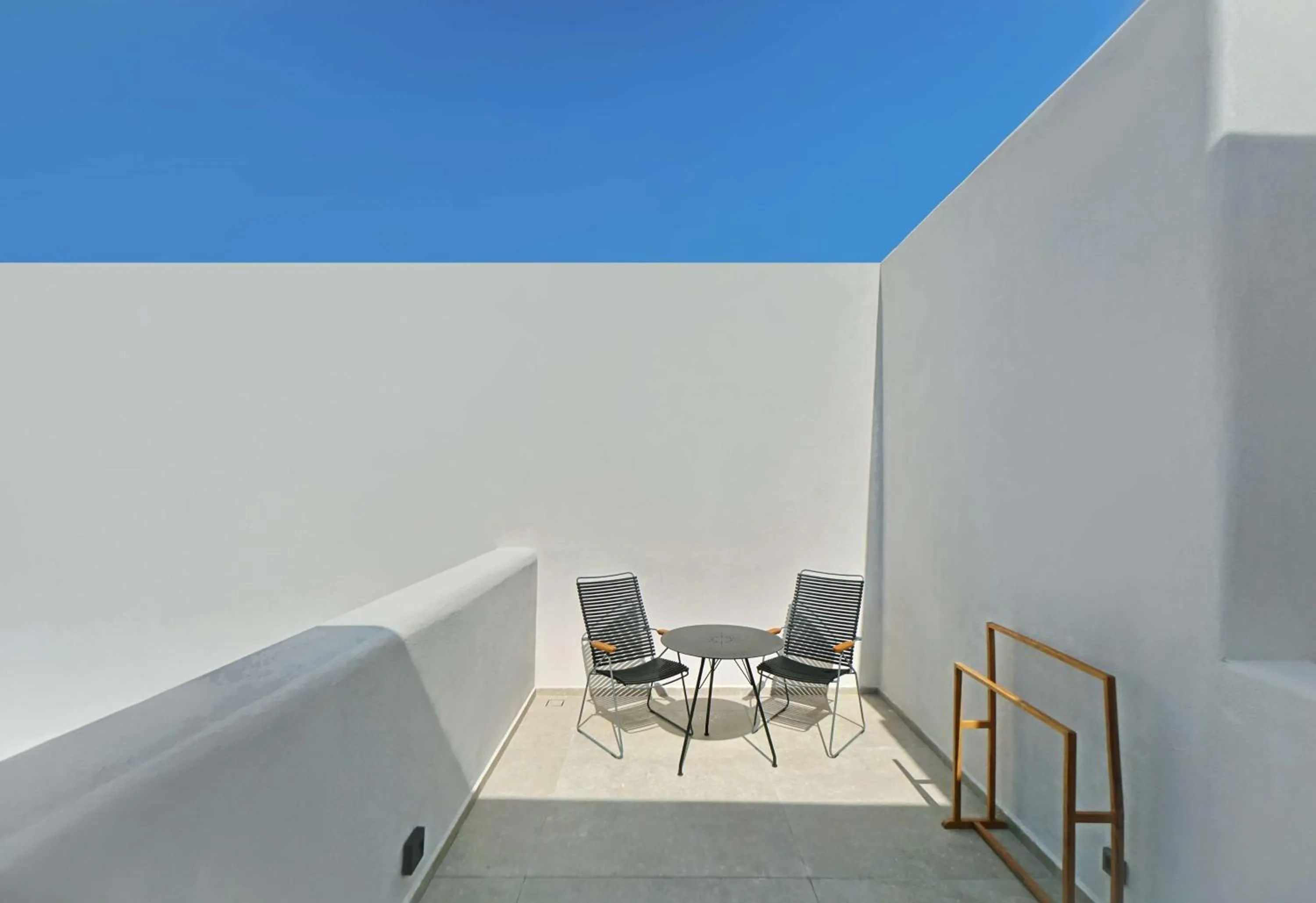 Patio in Radisson Blu Zaffron Resort, Santorini