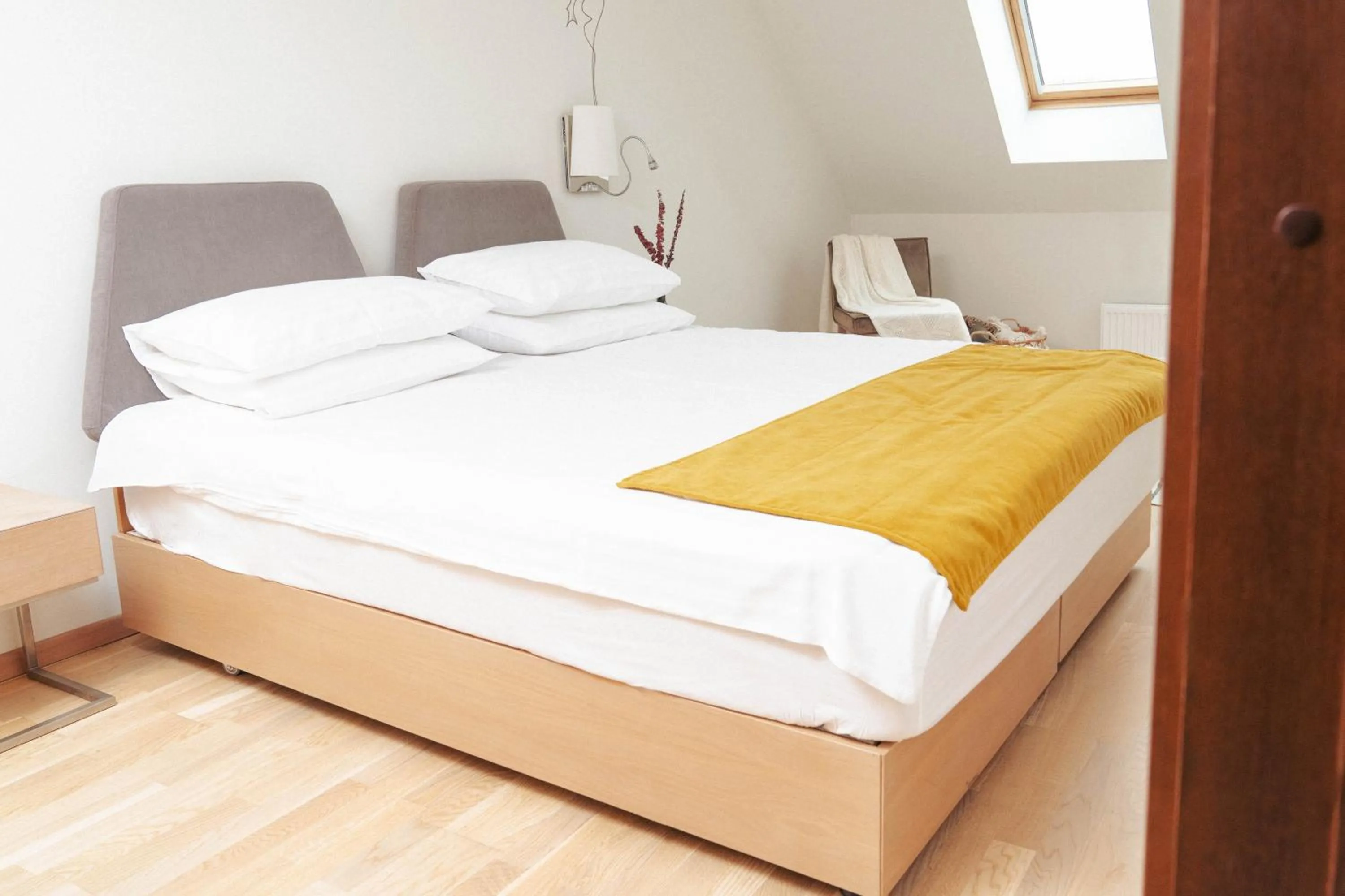 Bed in Mana Suites & Sea SPA