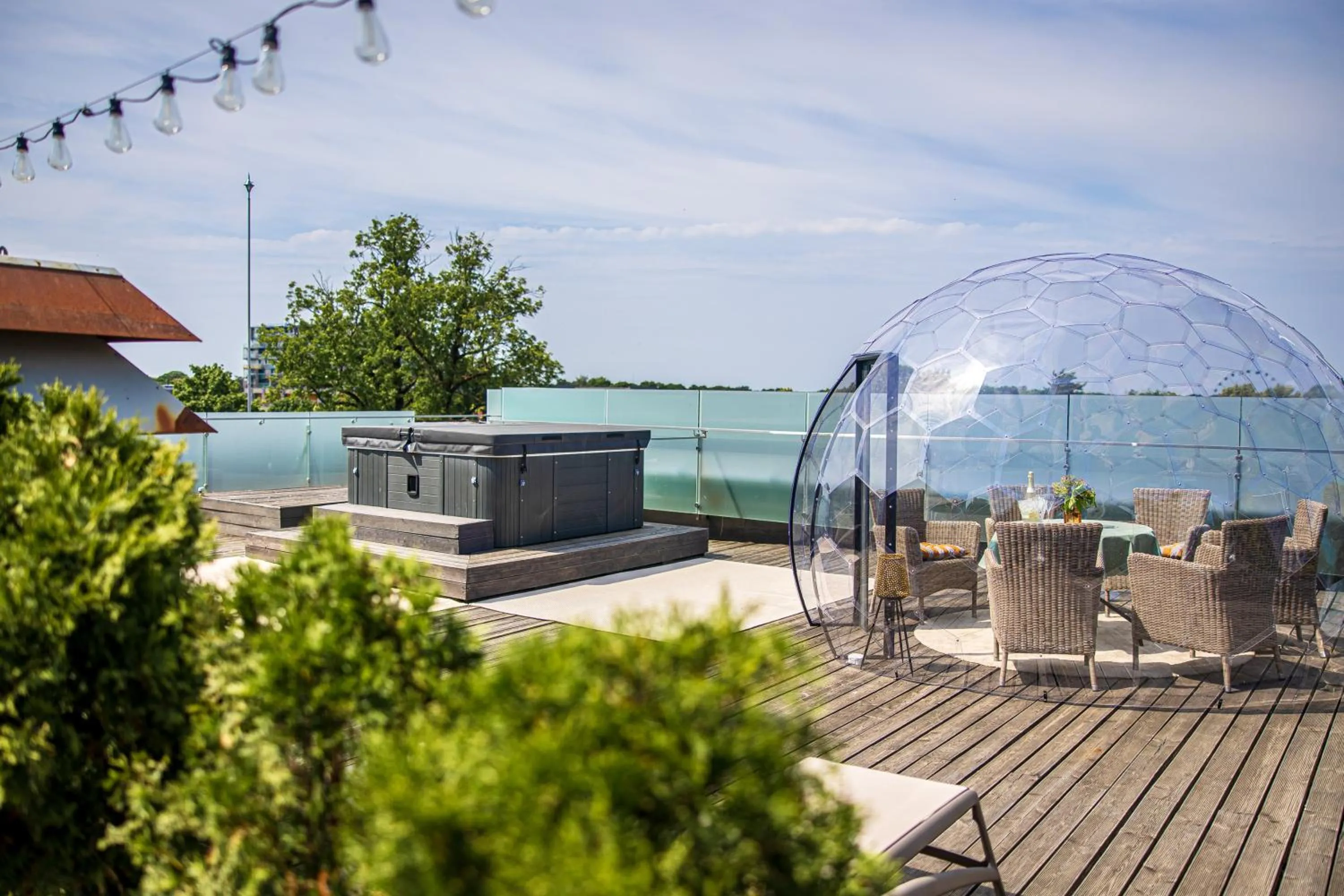 Patio in Mana Suites & Sea SPA