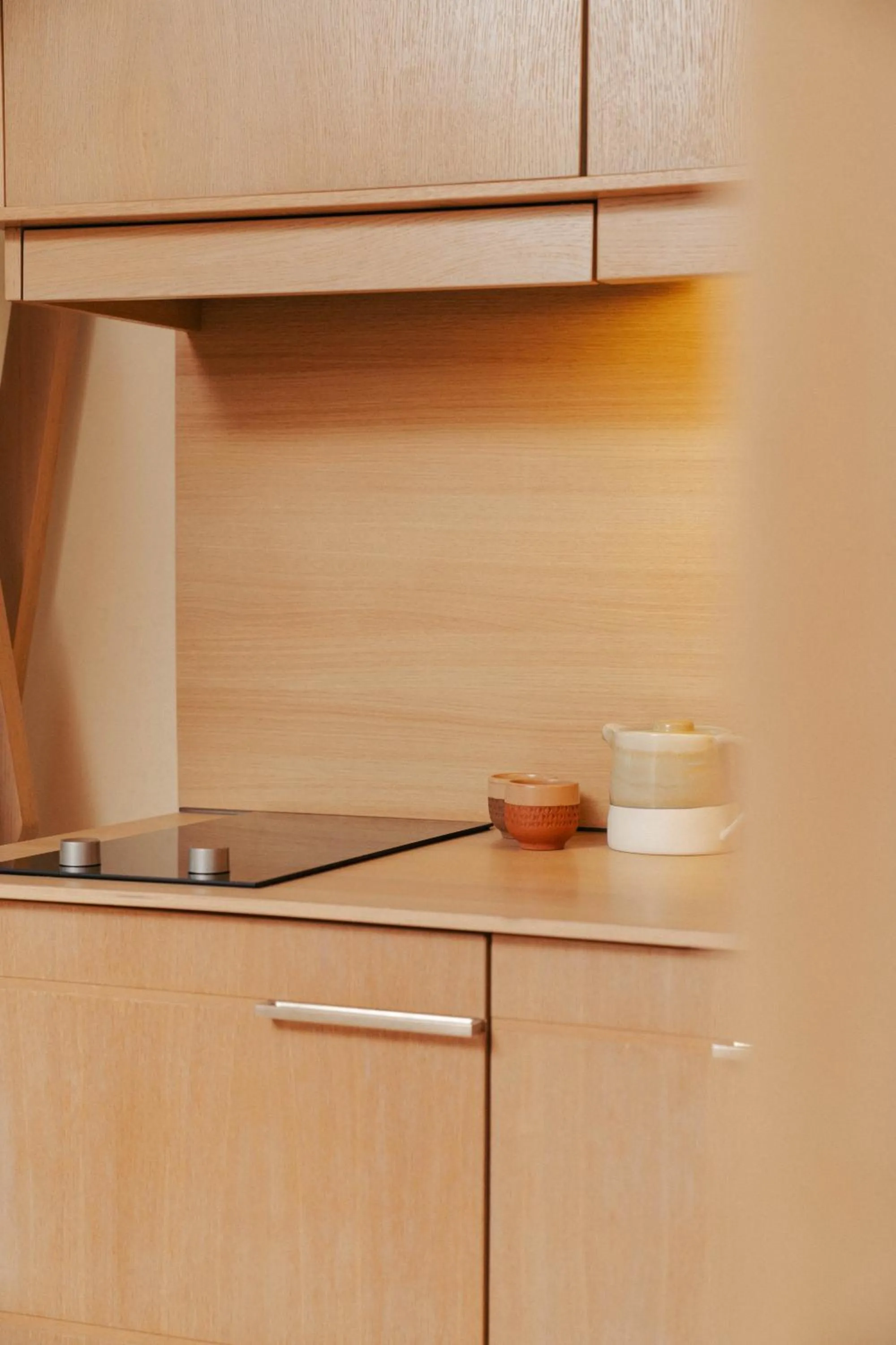 Kitchen or kitchenette in Mana Suites & Sea SPA