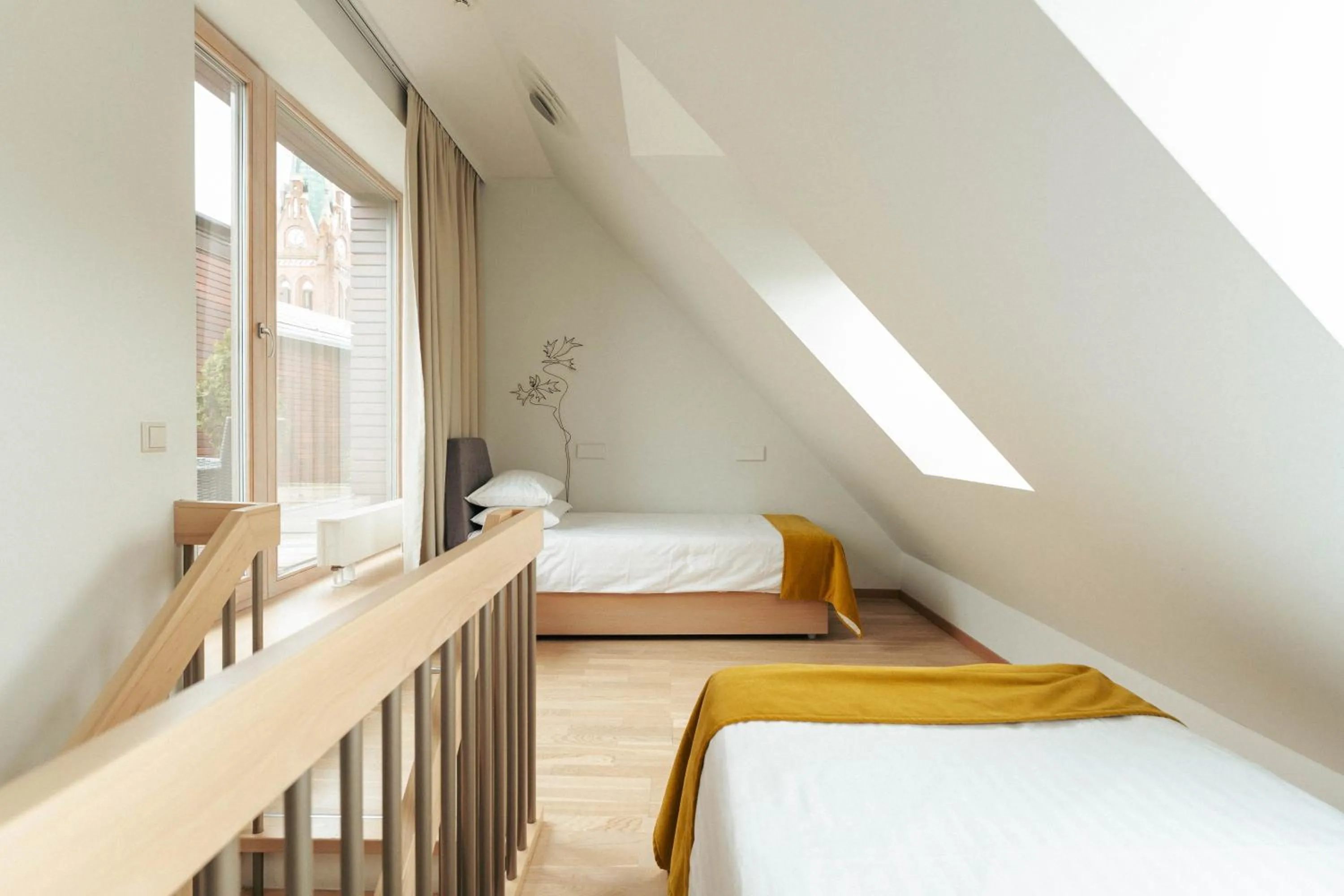 Bed in Mana Suites & Sea SPA