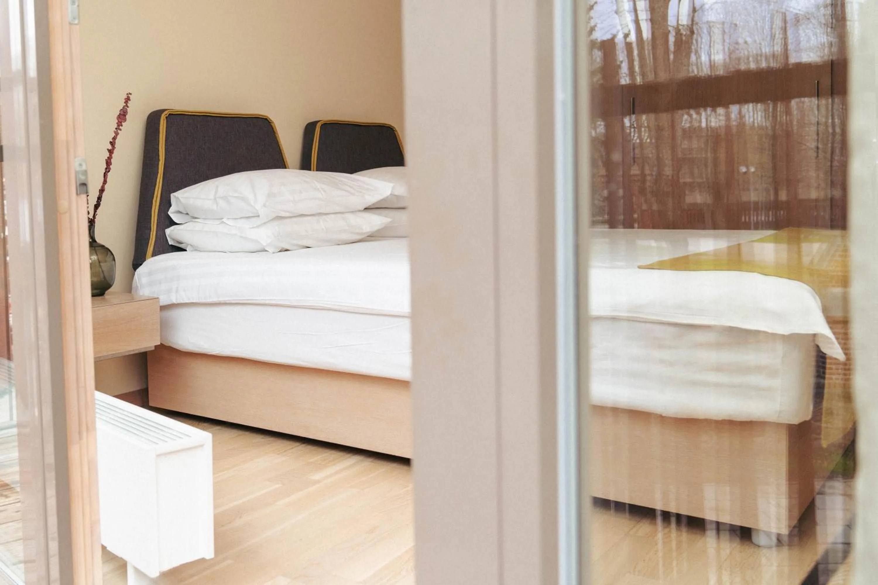 Bed in Mana Suites & Sea SPA