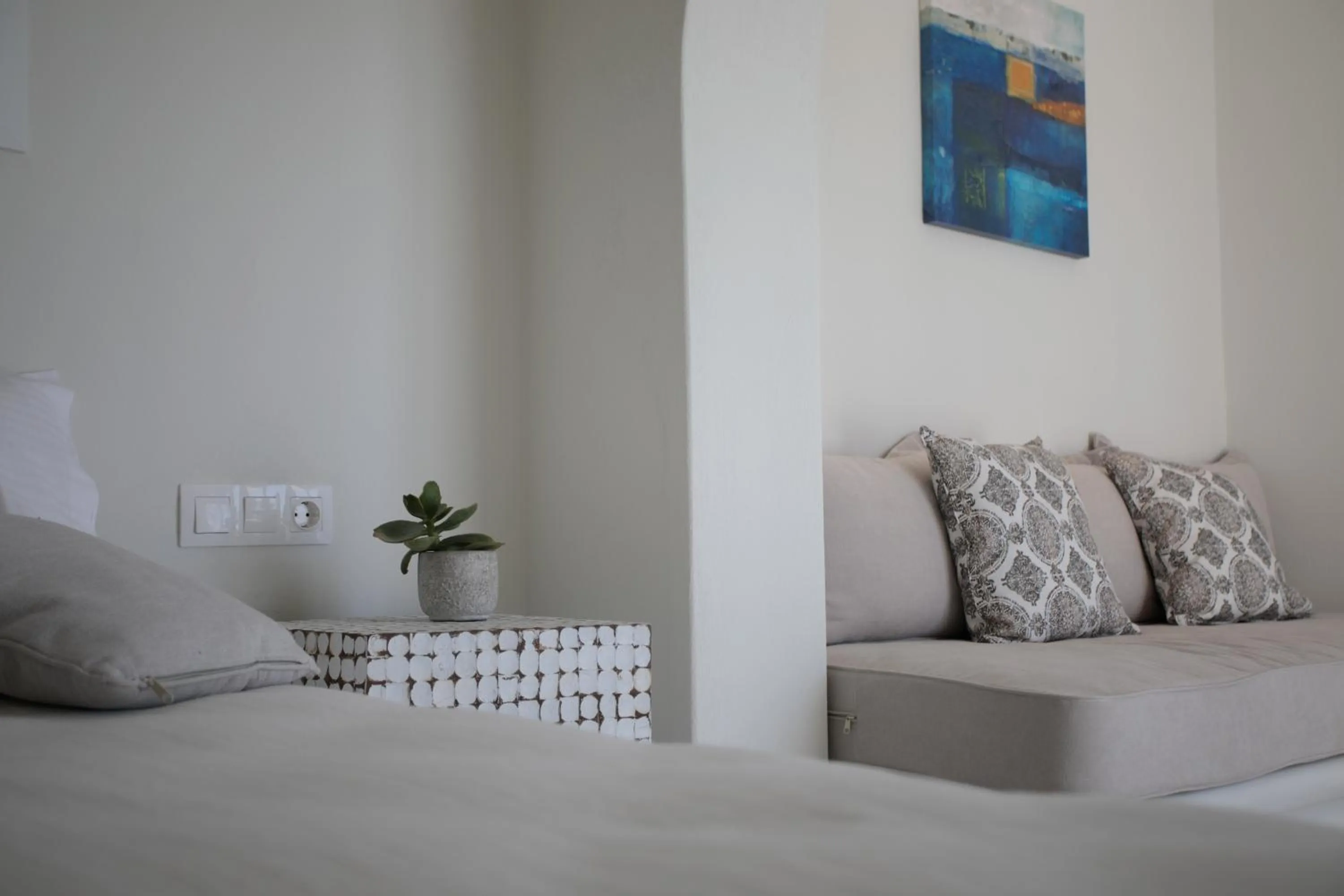 Bedroom, Bed in Aeolos Villas Sustainable Living