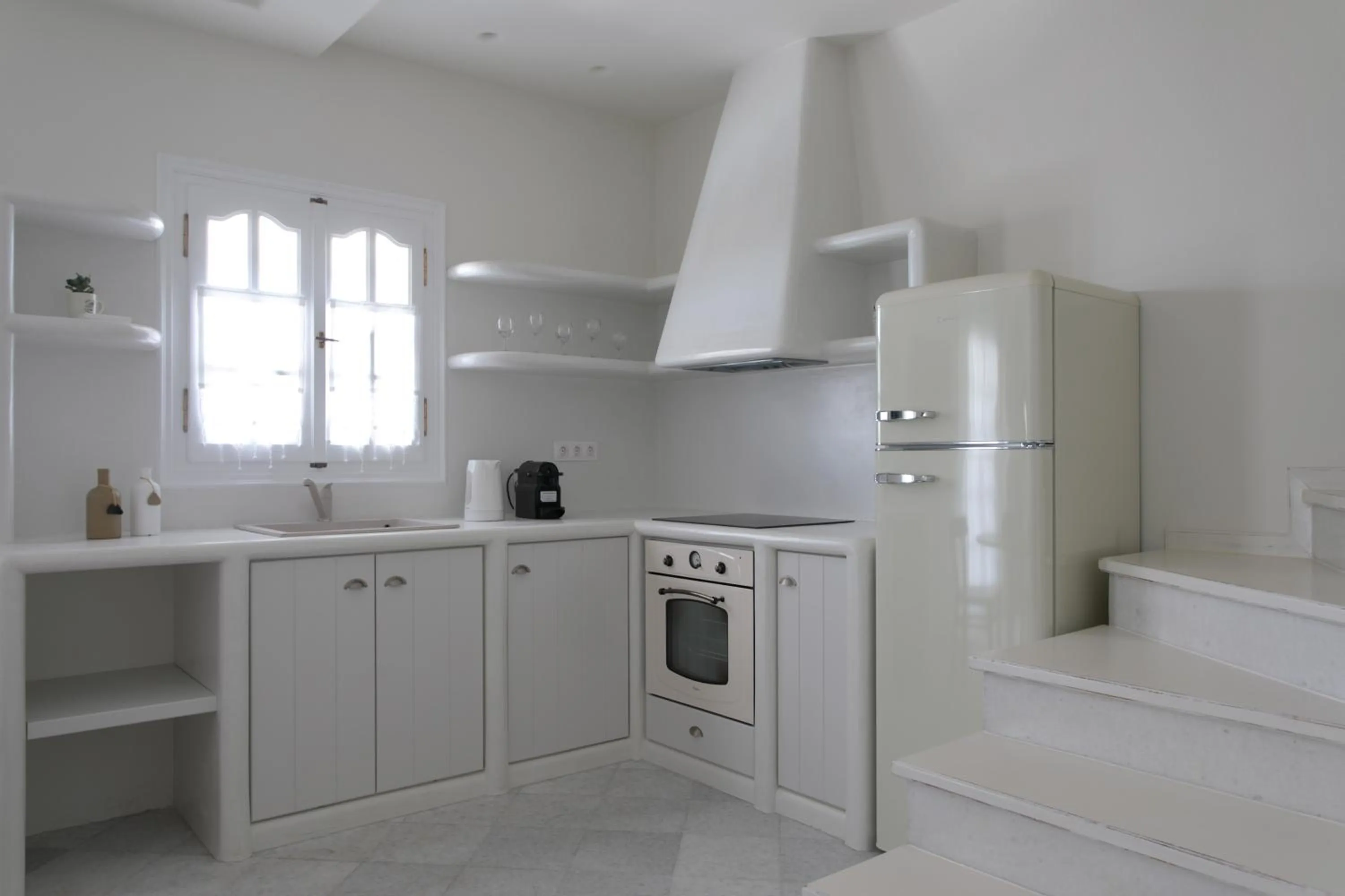 kitchen in Aeolos Villas Sustainable Living