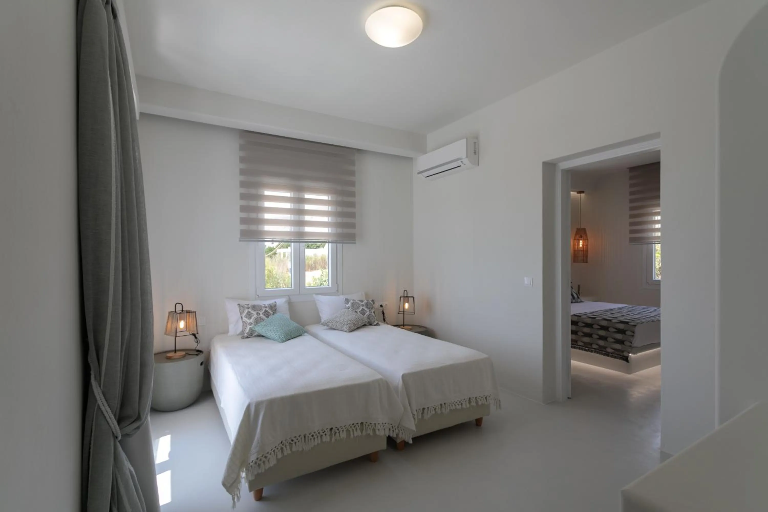 Bed in Aeolos Villas Sustainable Living
