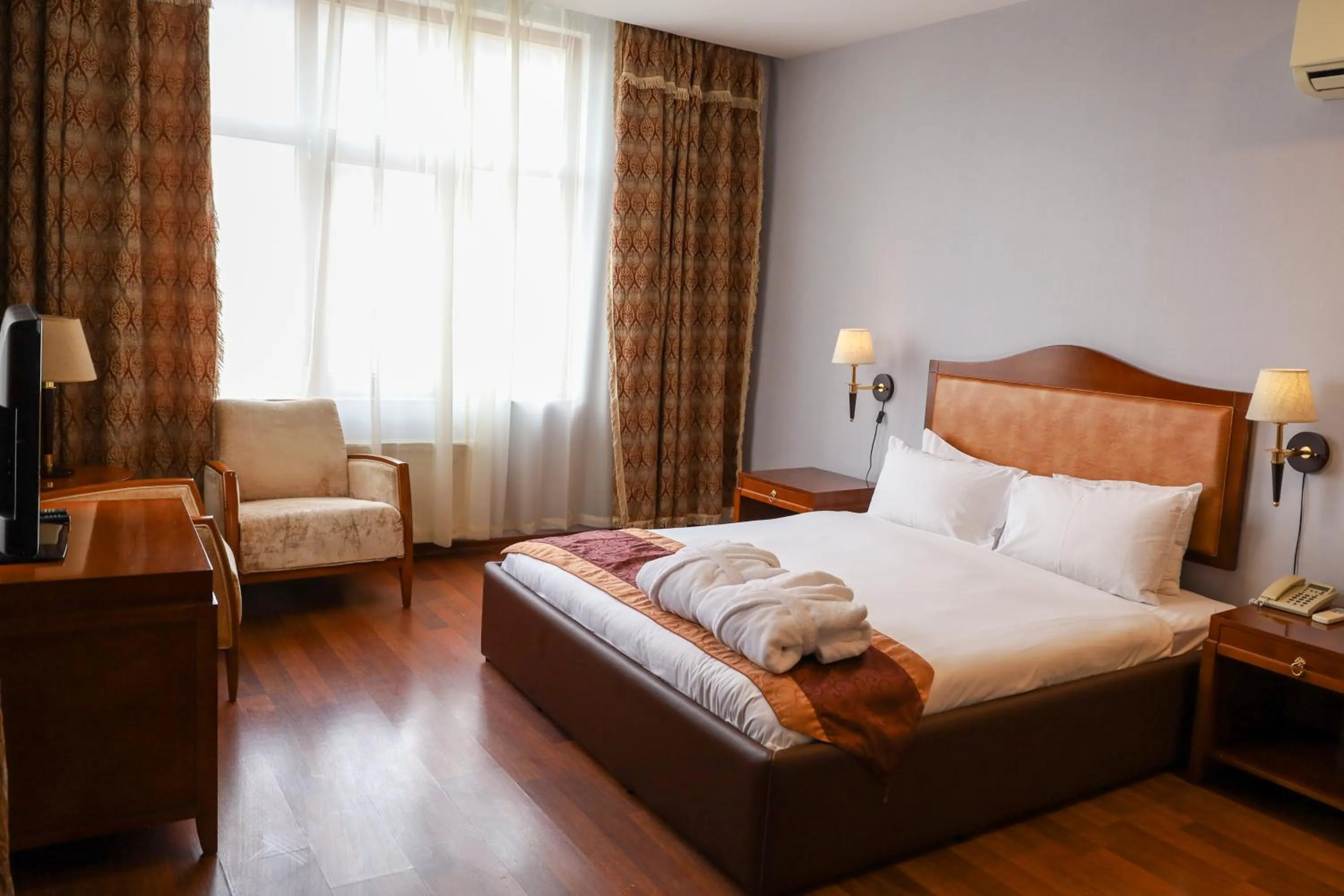 Bedroom, Bed in Sheki Palace Hotel