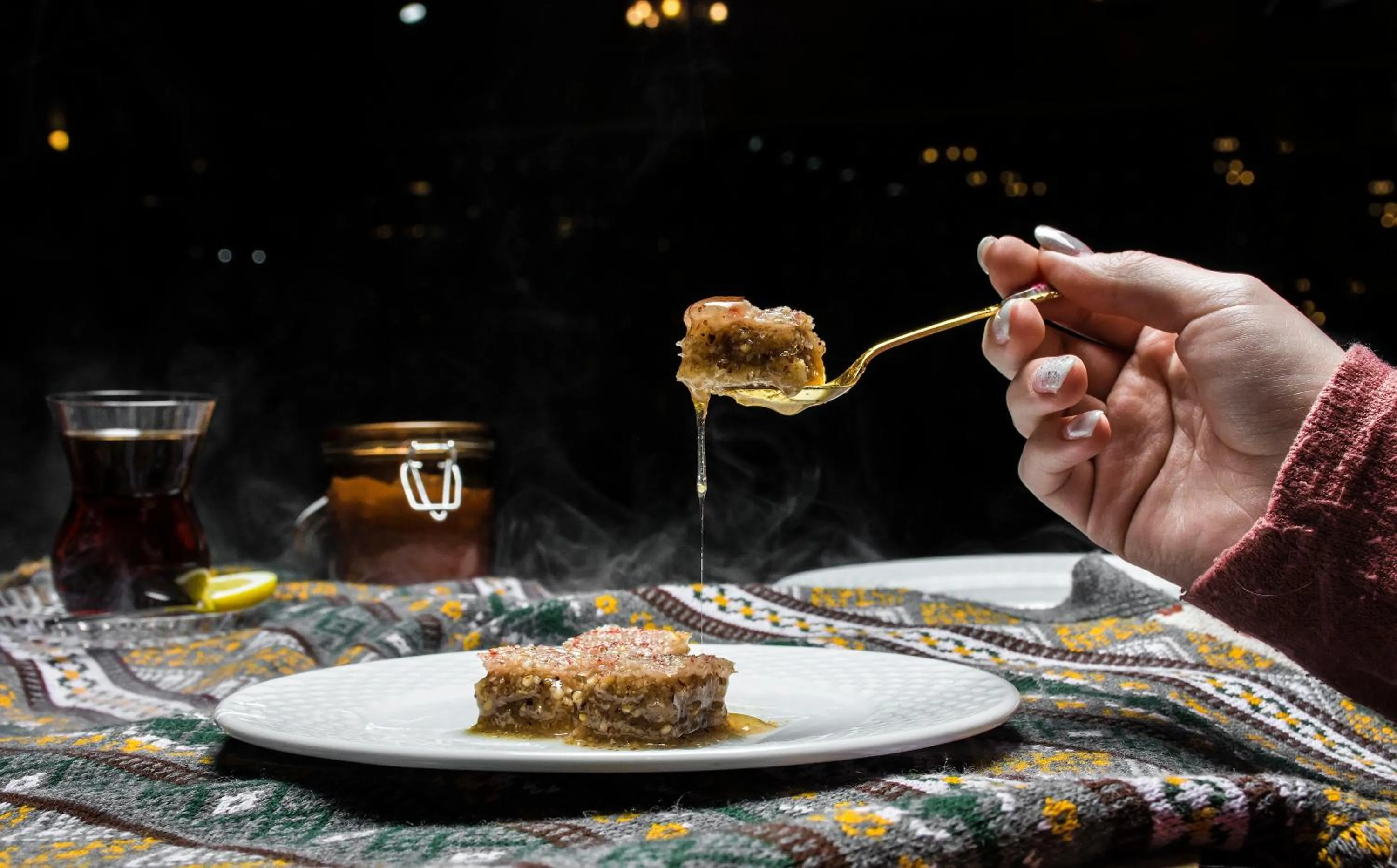 Lunch in Sheki Palace Hotel