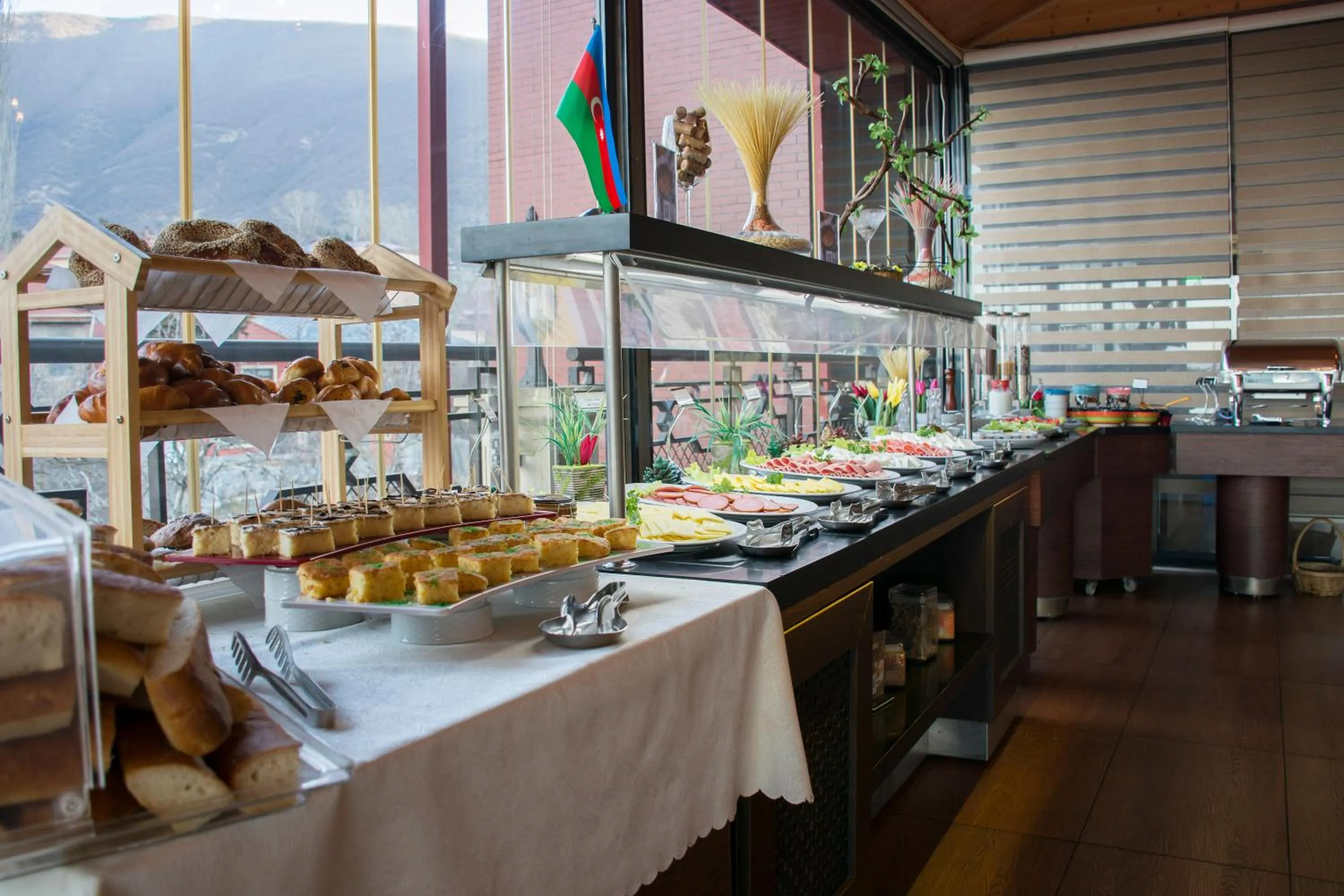 Breakfast in Sheki Palace Hotel