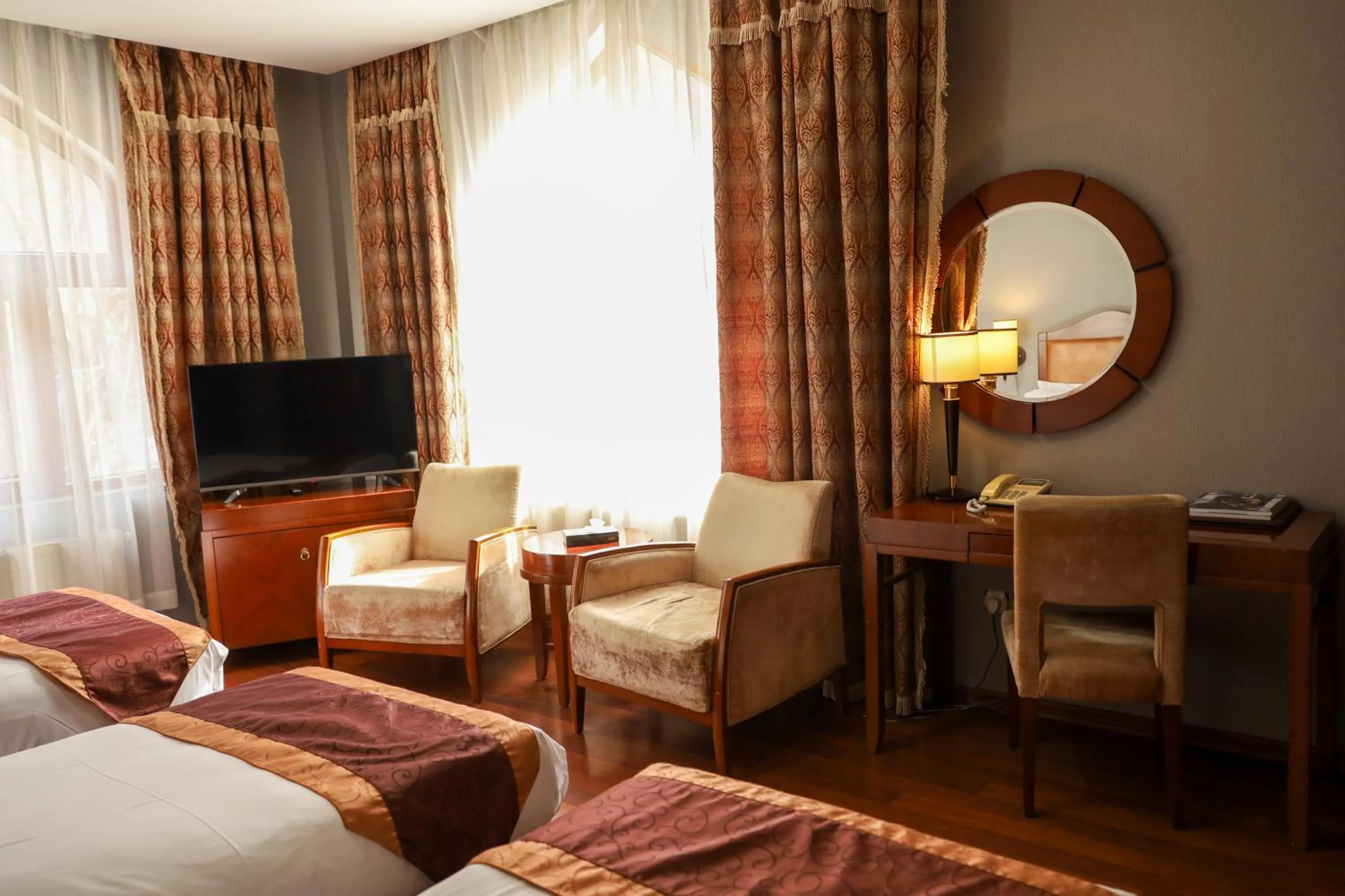 Bedroom, Bed in Sheki Palace Hotel