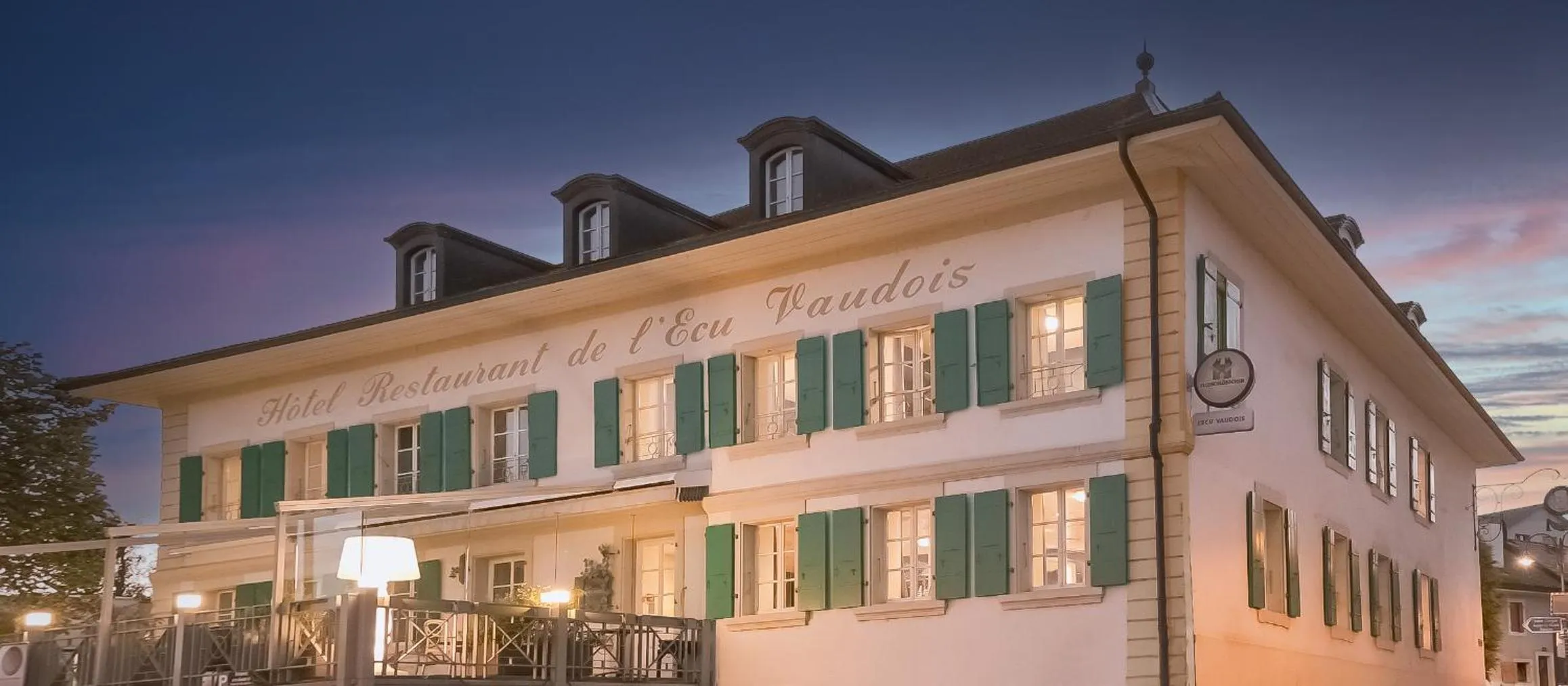 Property building in Boutique Hôtel de l'Ecu Vaudois