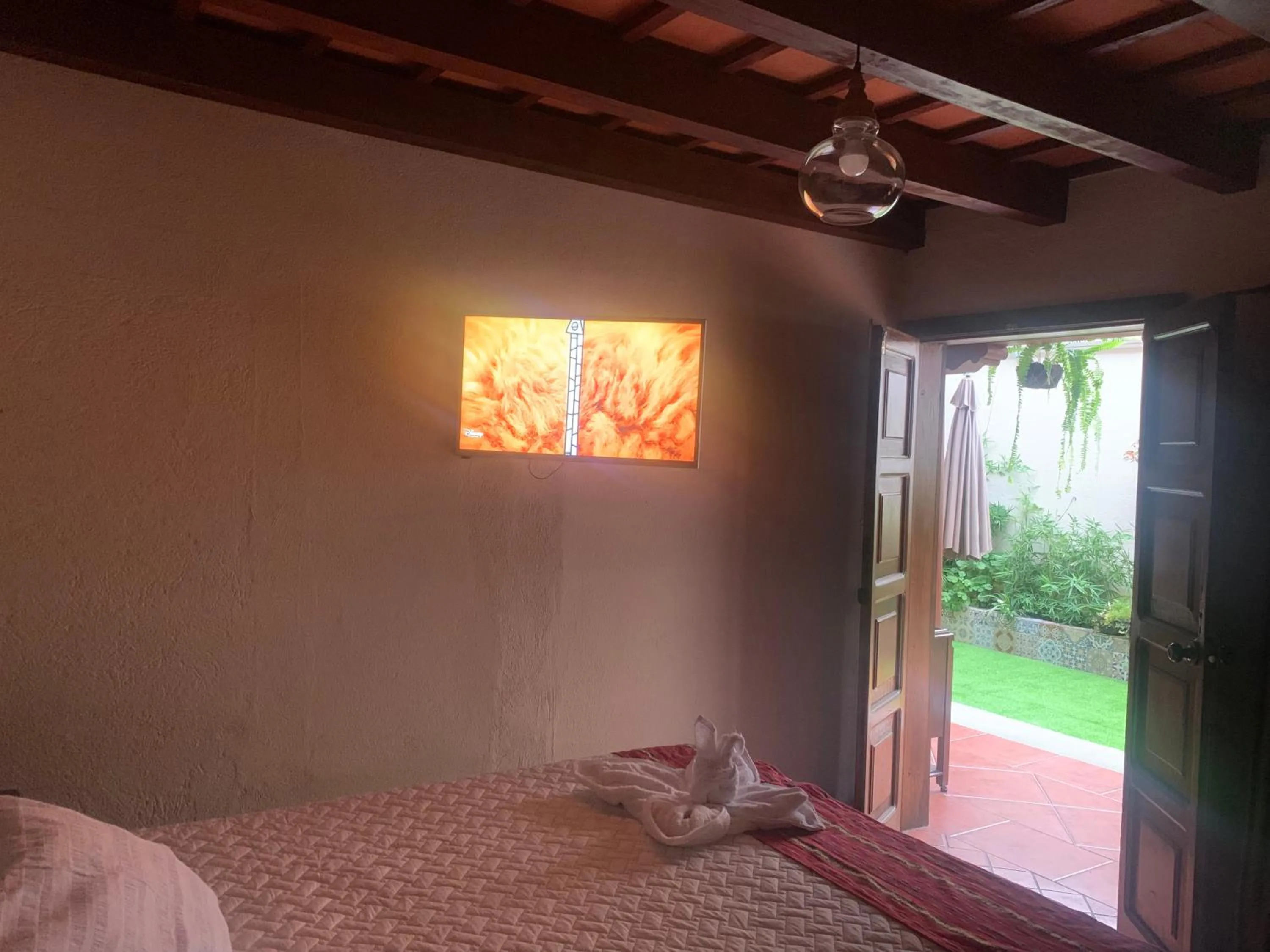 Bed in Hotel Mansion Del Rey