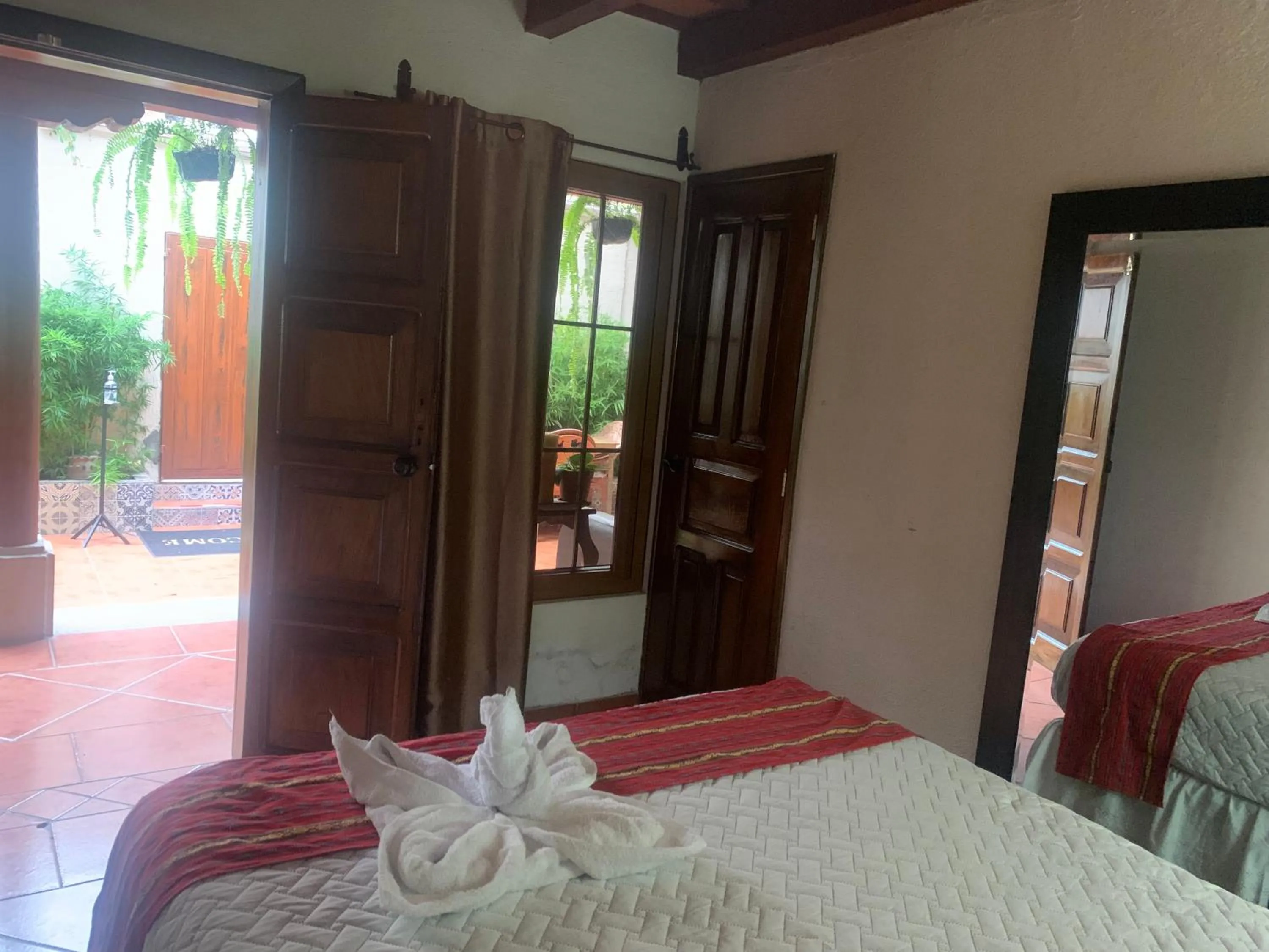 Bed in Hotel Mansion Del Rey