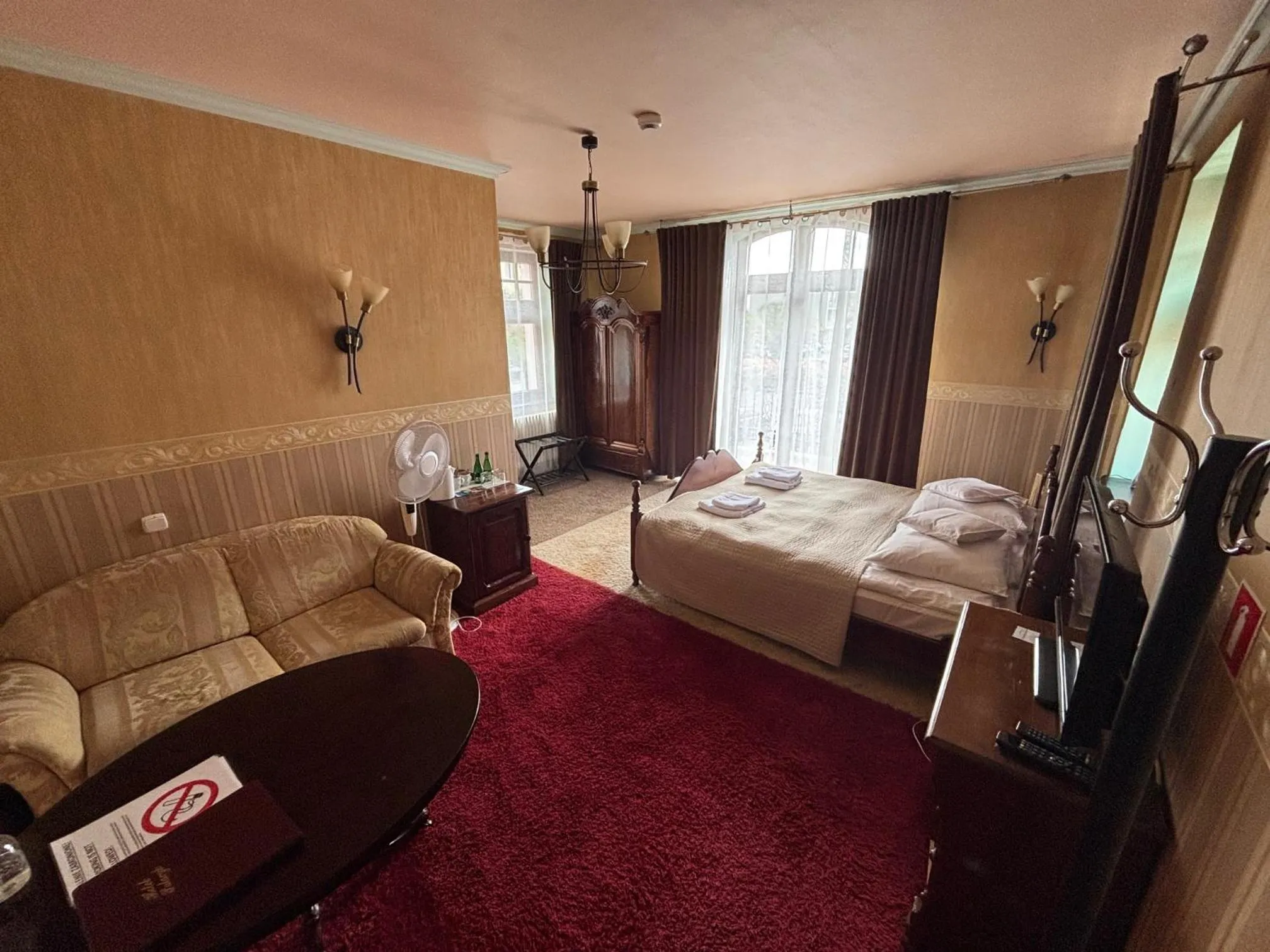 Bed in Hotel Pałacyk Konin