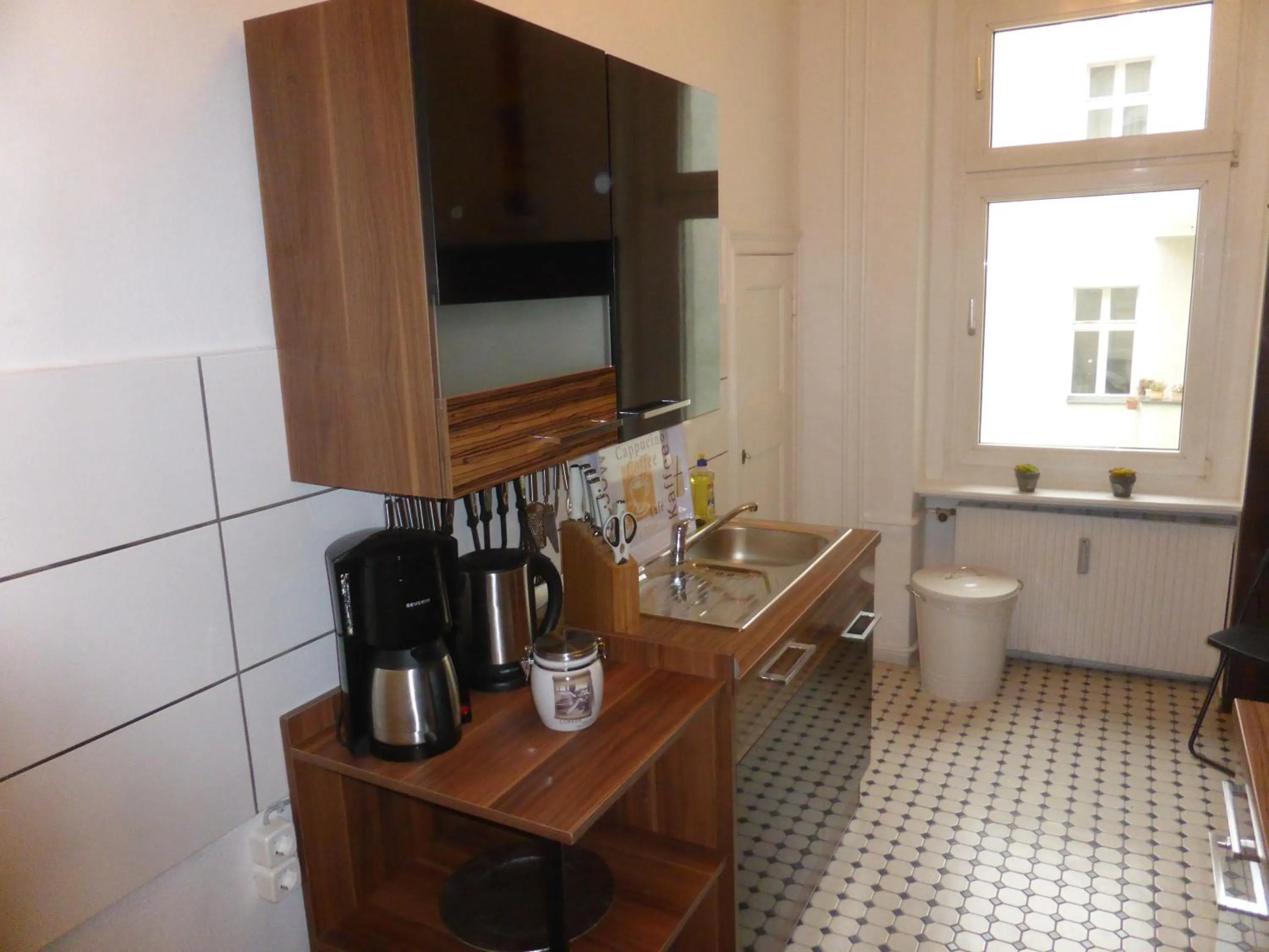 Kitchen or kitchenette in Apartments Dahlie & Nelke