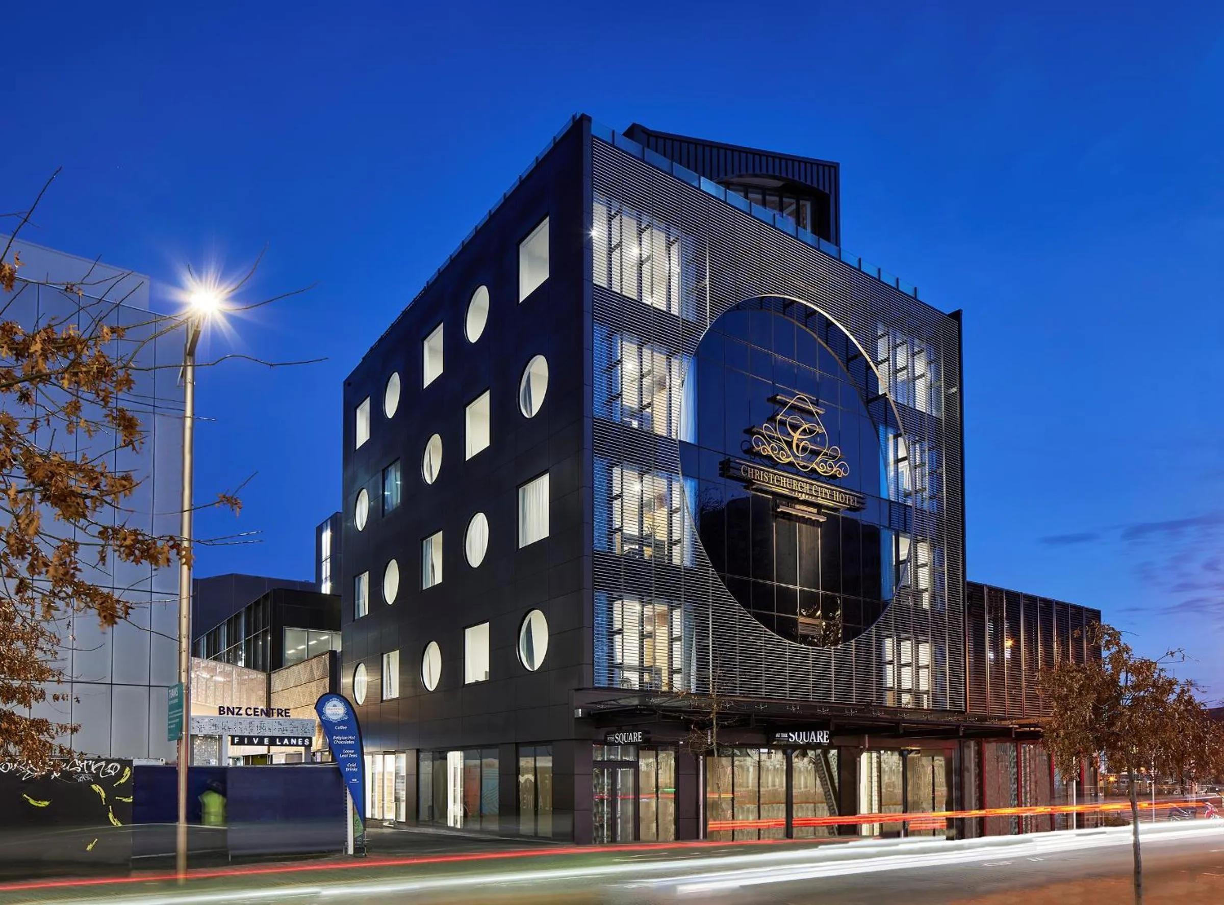 Property building in Christchurch City Hotel