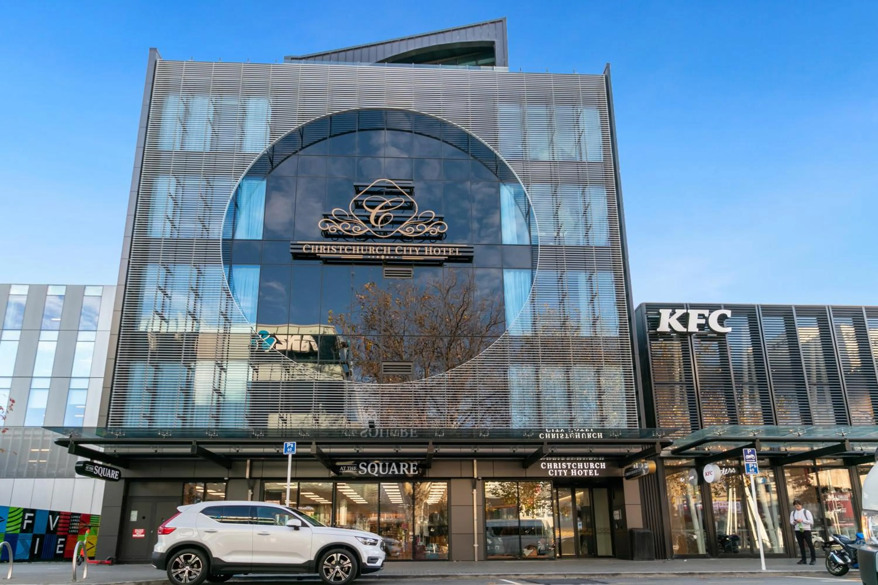 Property building in Christchurch City Hotel