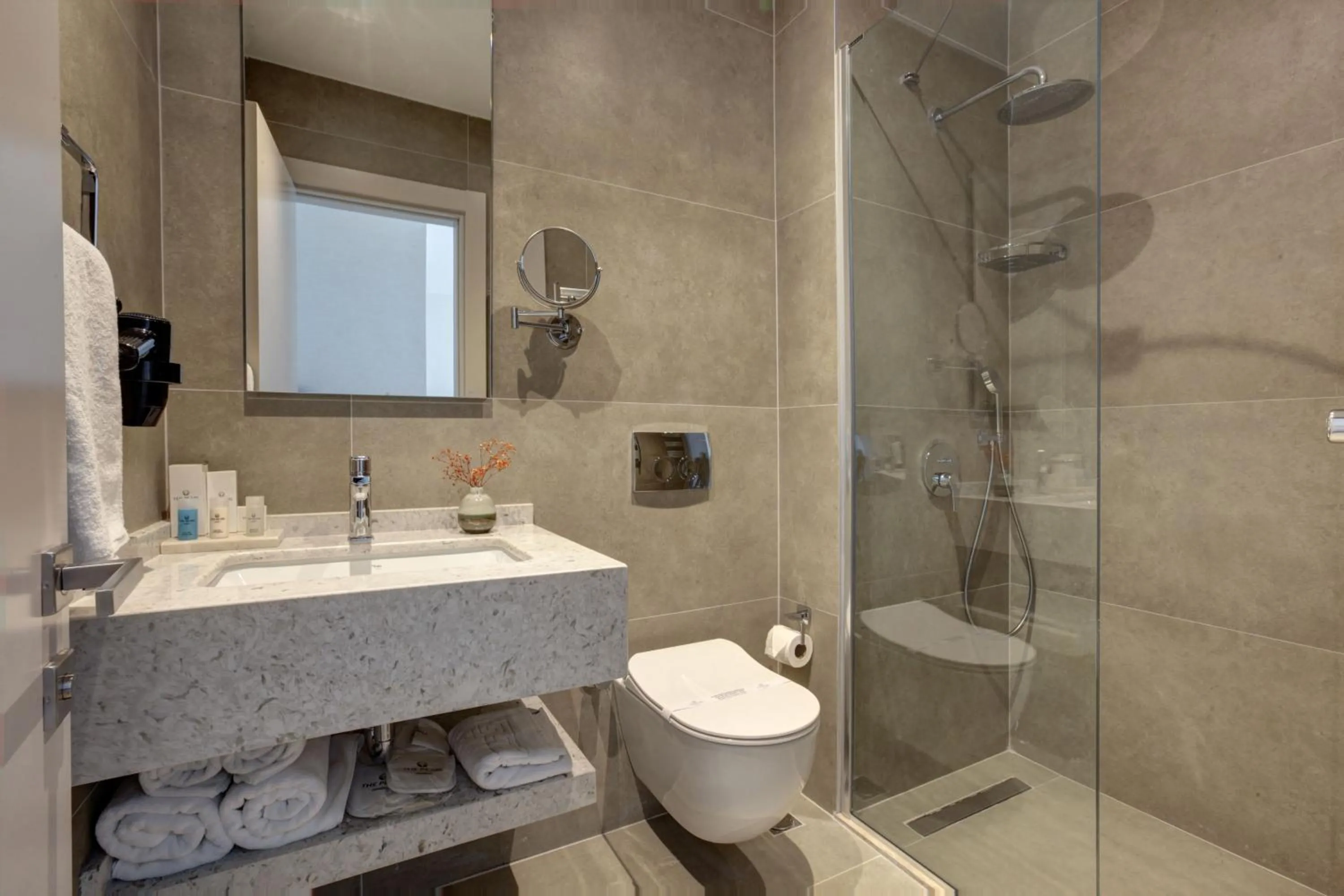 Bathroom in The Pearl Suites