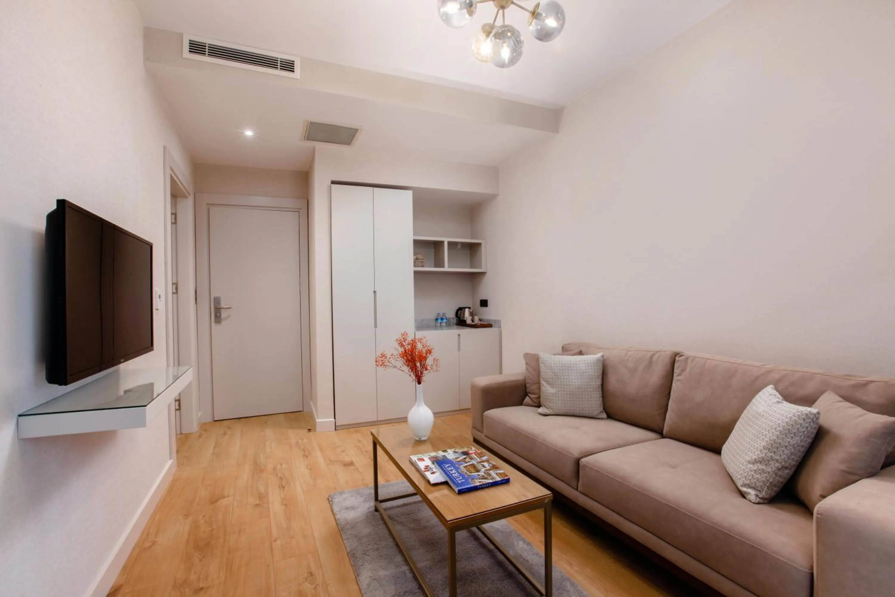 Living room in The Pearl Suites