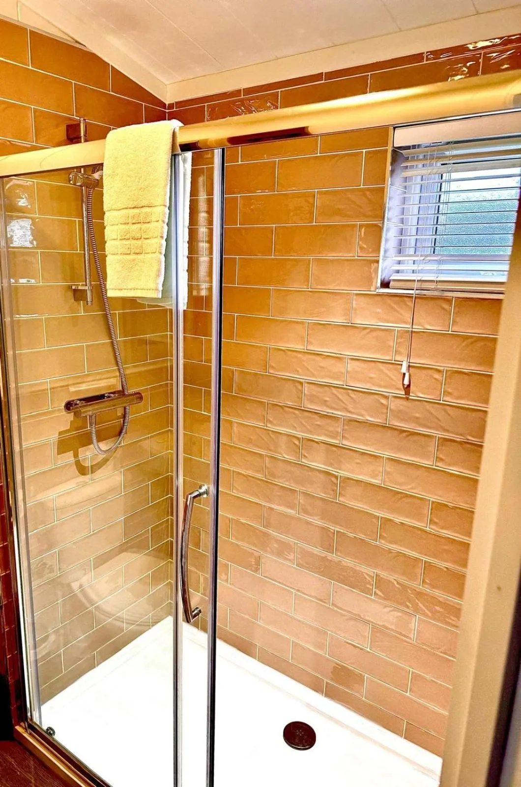 Shower in Sure Studio by Best Western Brackenborough Lakes & Resort