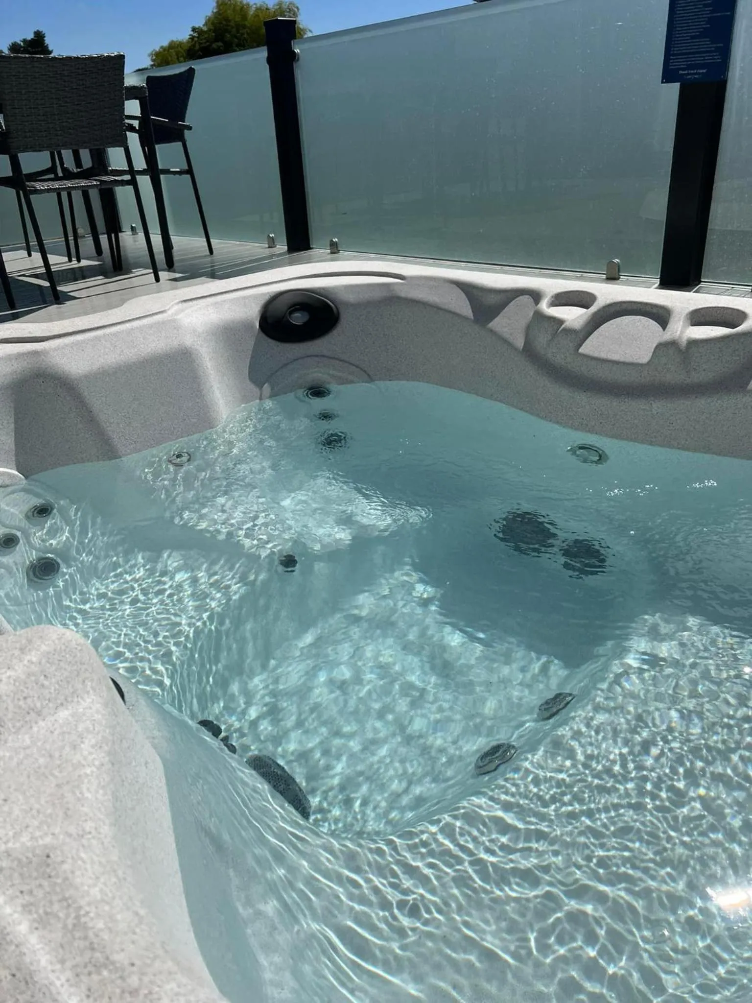 Hot Tub in Sure Studio by Best Western Brackenborough Lakes & Resort