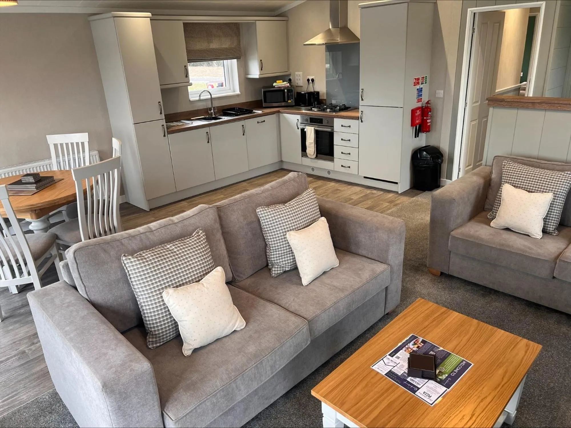 Living room in Sure Studio by Best Western Brackenborough Lakes & Resort