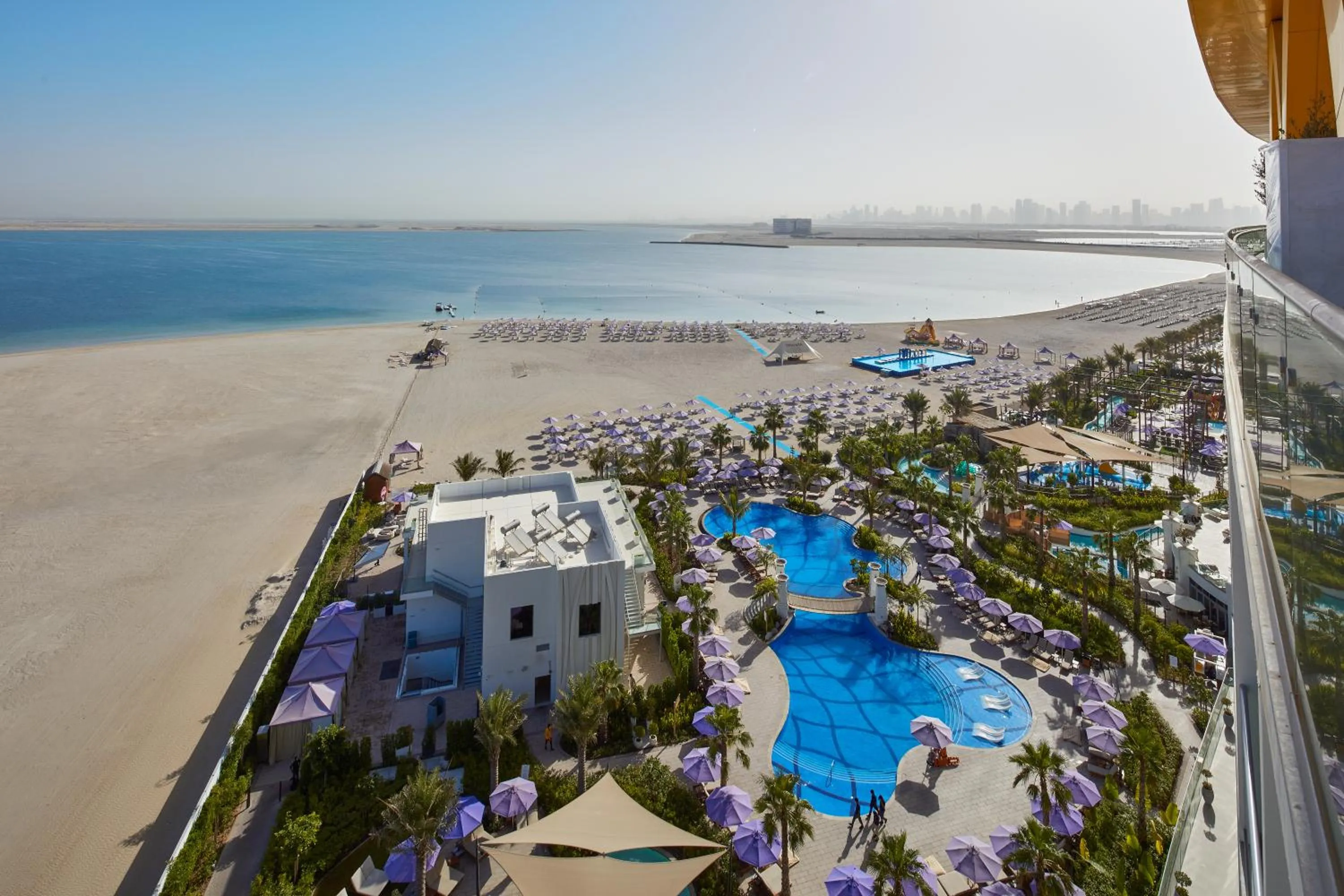 Bird's eye view in Centara Mirage Beach Resort Dubai