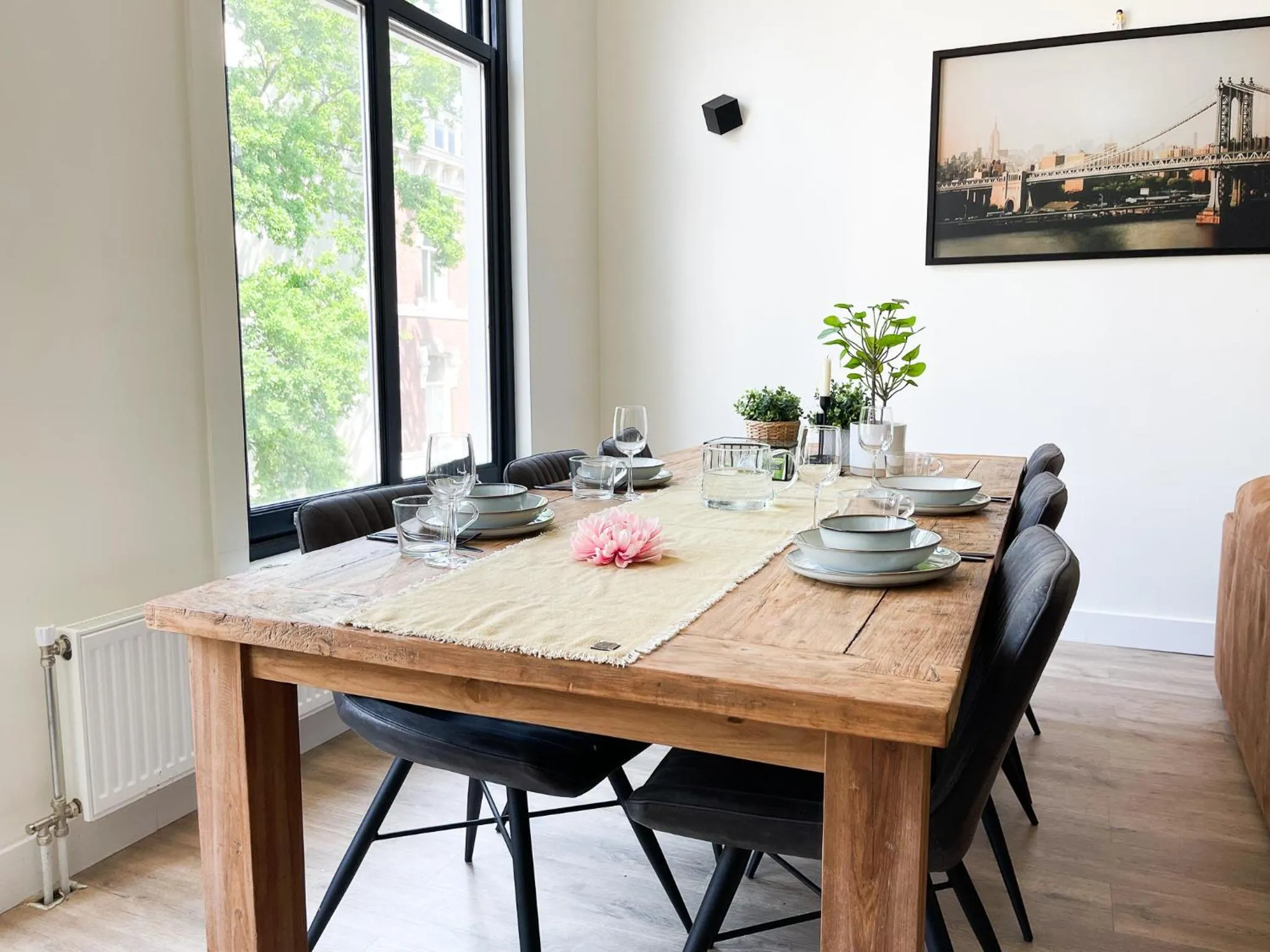 Dining area in LVM Stays