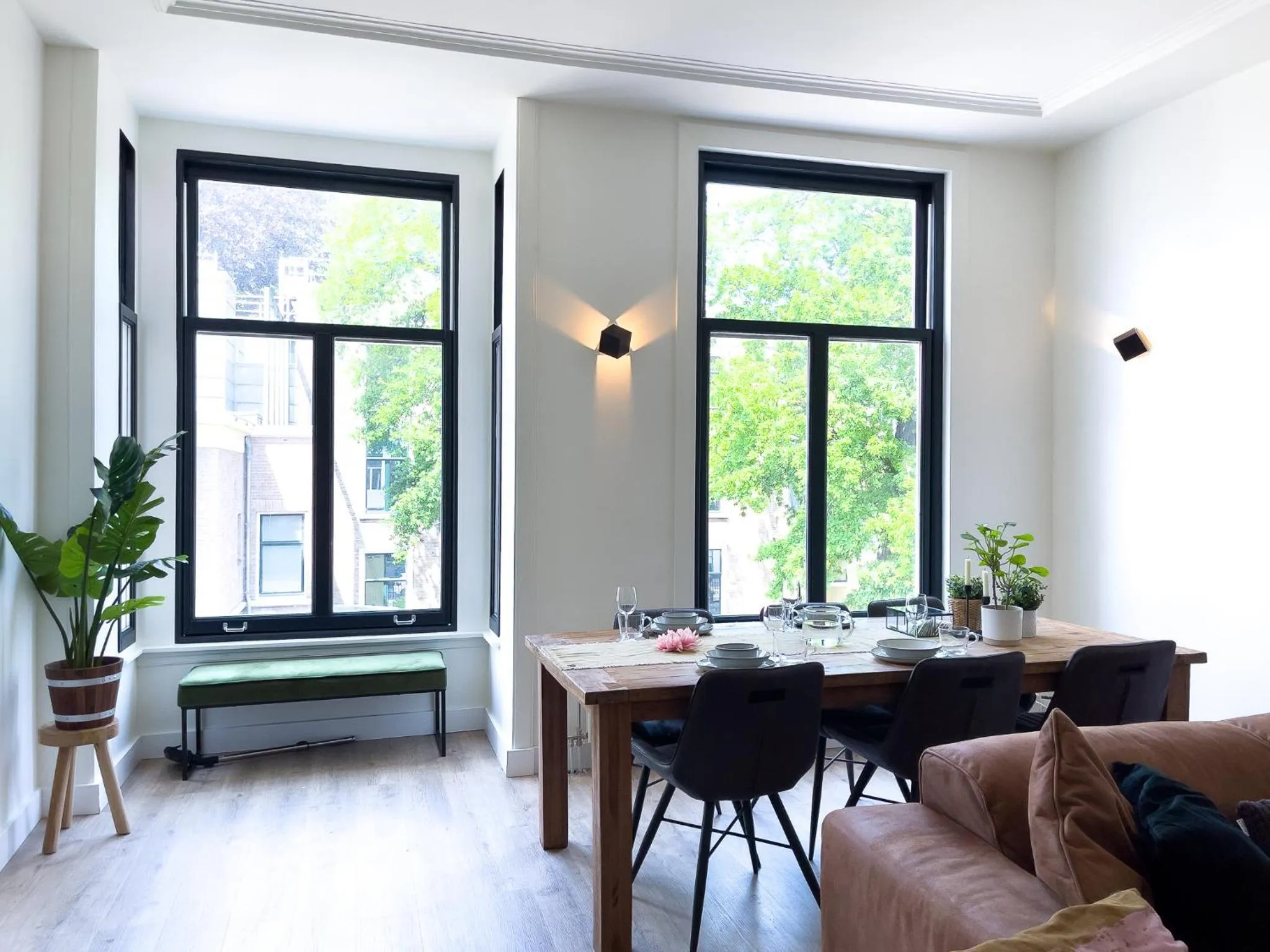 Dining area in LVM Stays