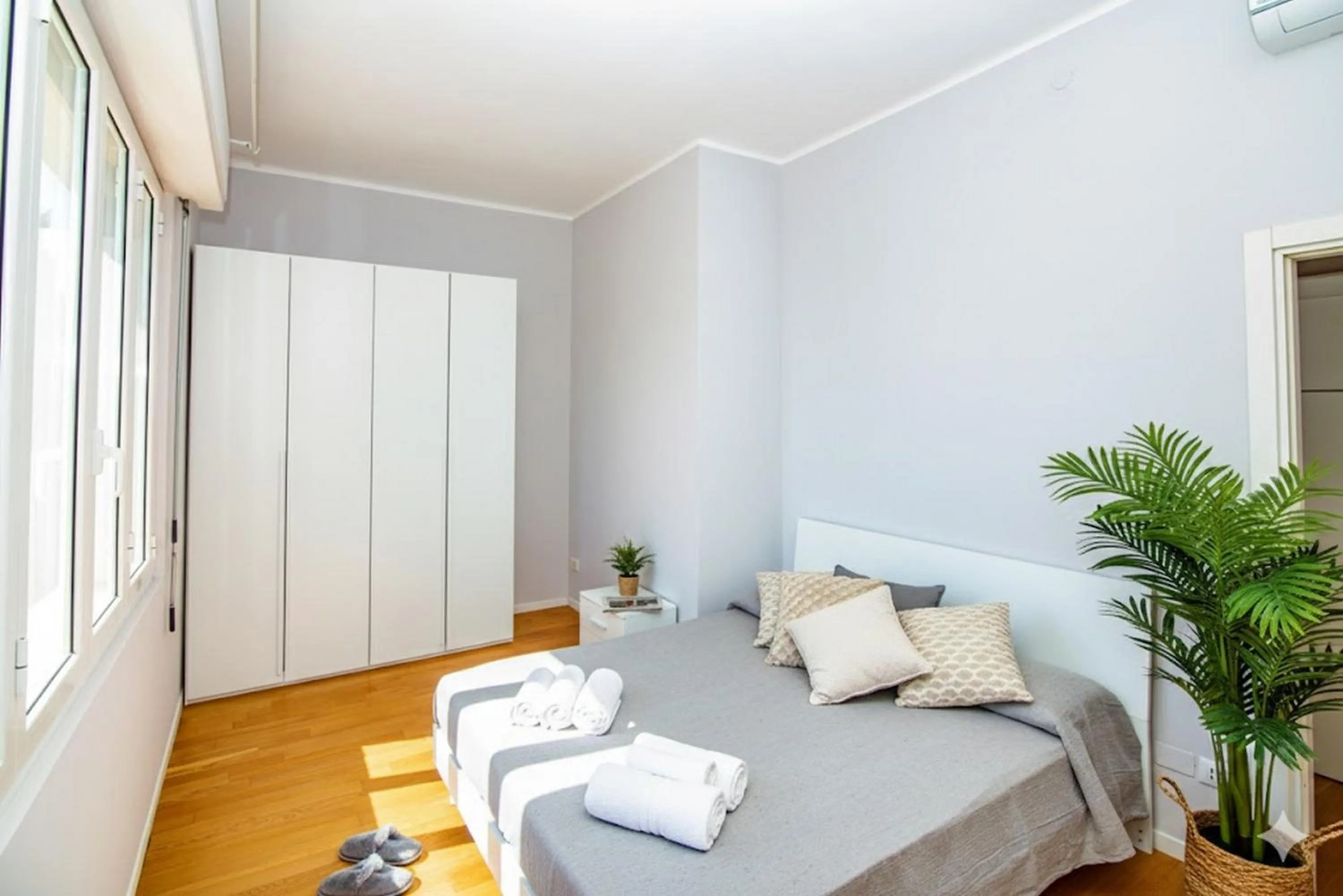 Bedroom, Bed in Casa Baia Blu