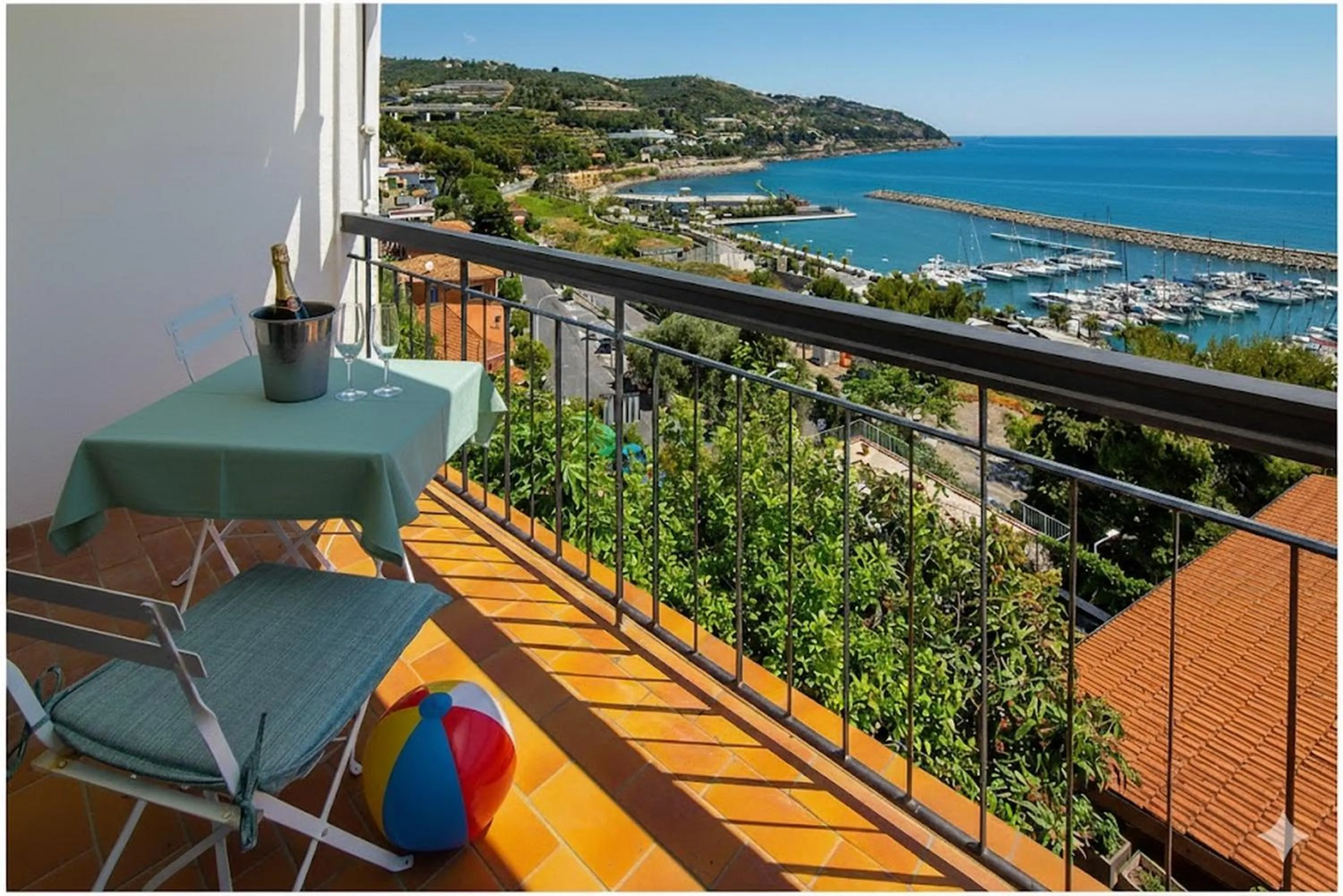 Balcony/Terrace in Casa Baia Blu