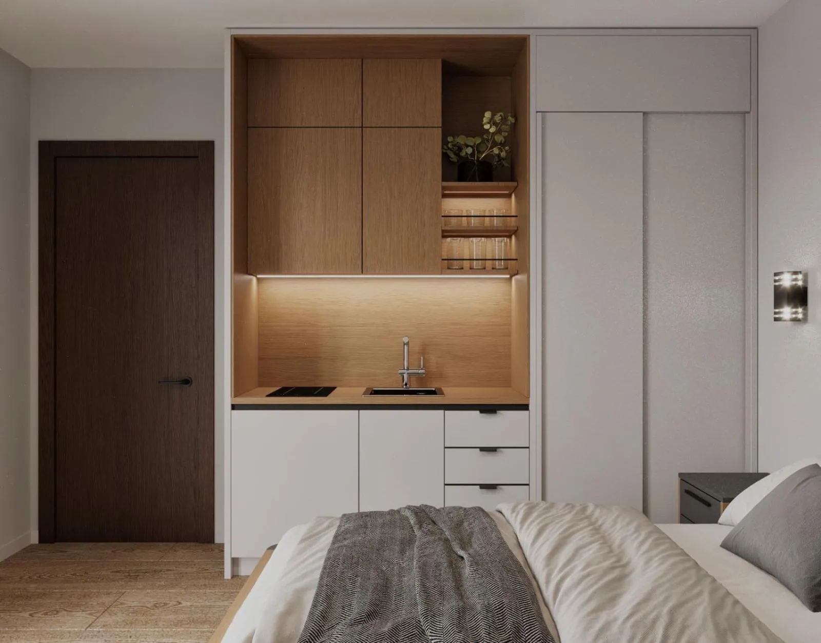 Studio with Balcony in Apartments Budva Center 2