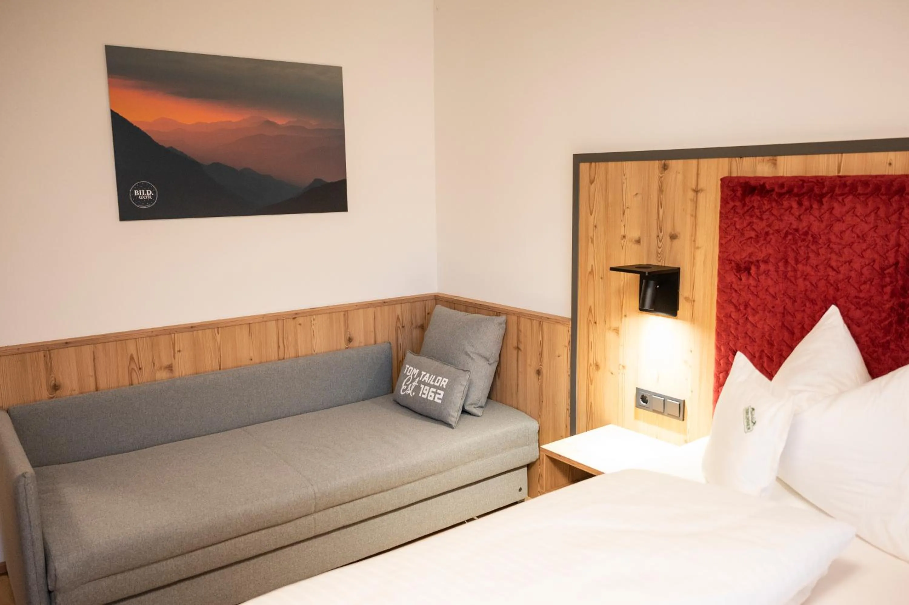 Bed in Hotel Brunner - Reiteralm