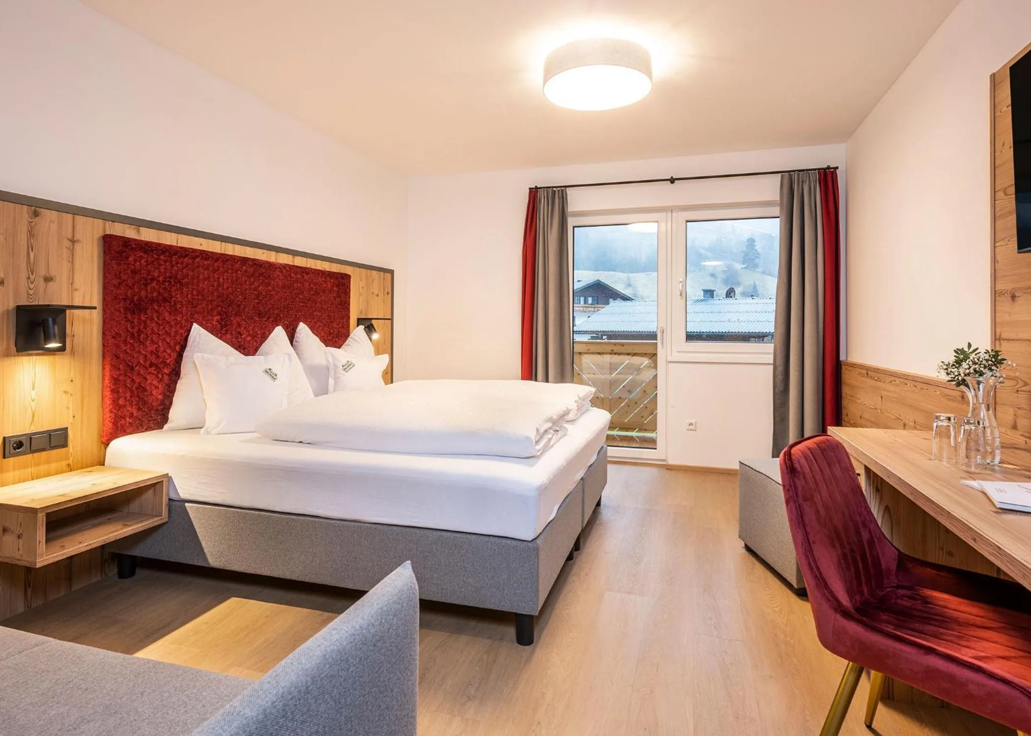 Bed in Hotel Brunner - Reiteralm