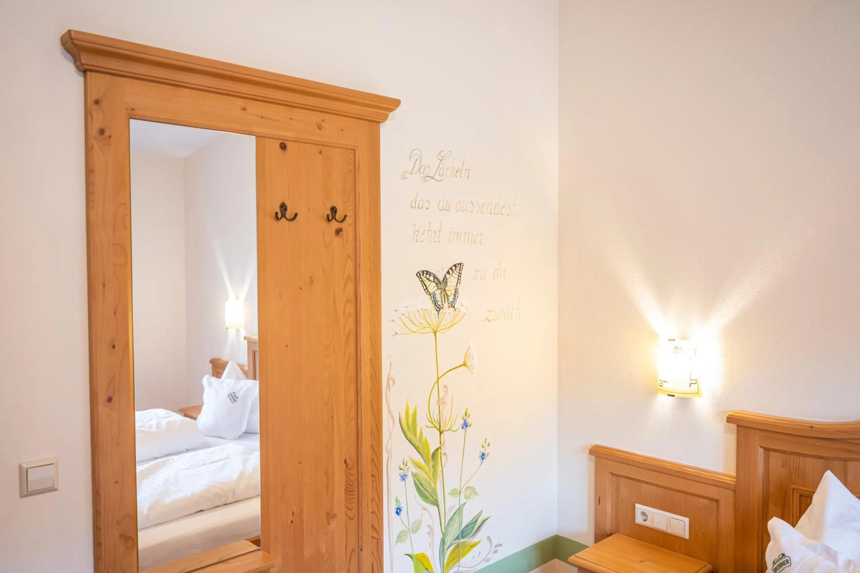 Bed in Hotel Brunner - Reiteralm