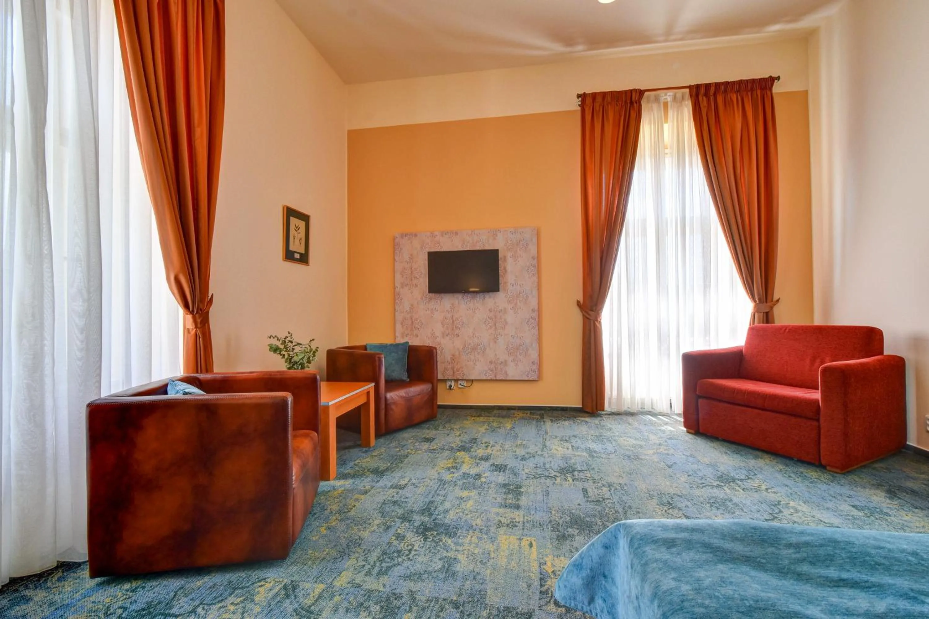 Seating area in Zámek Křtiny