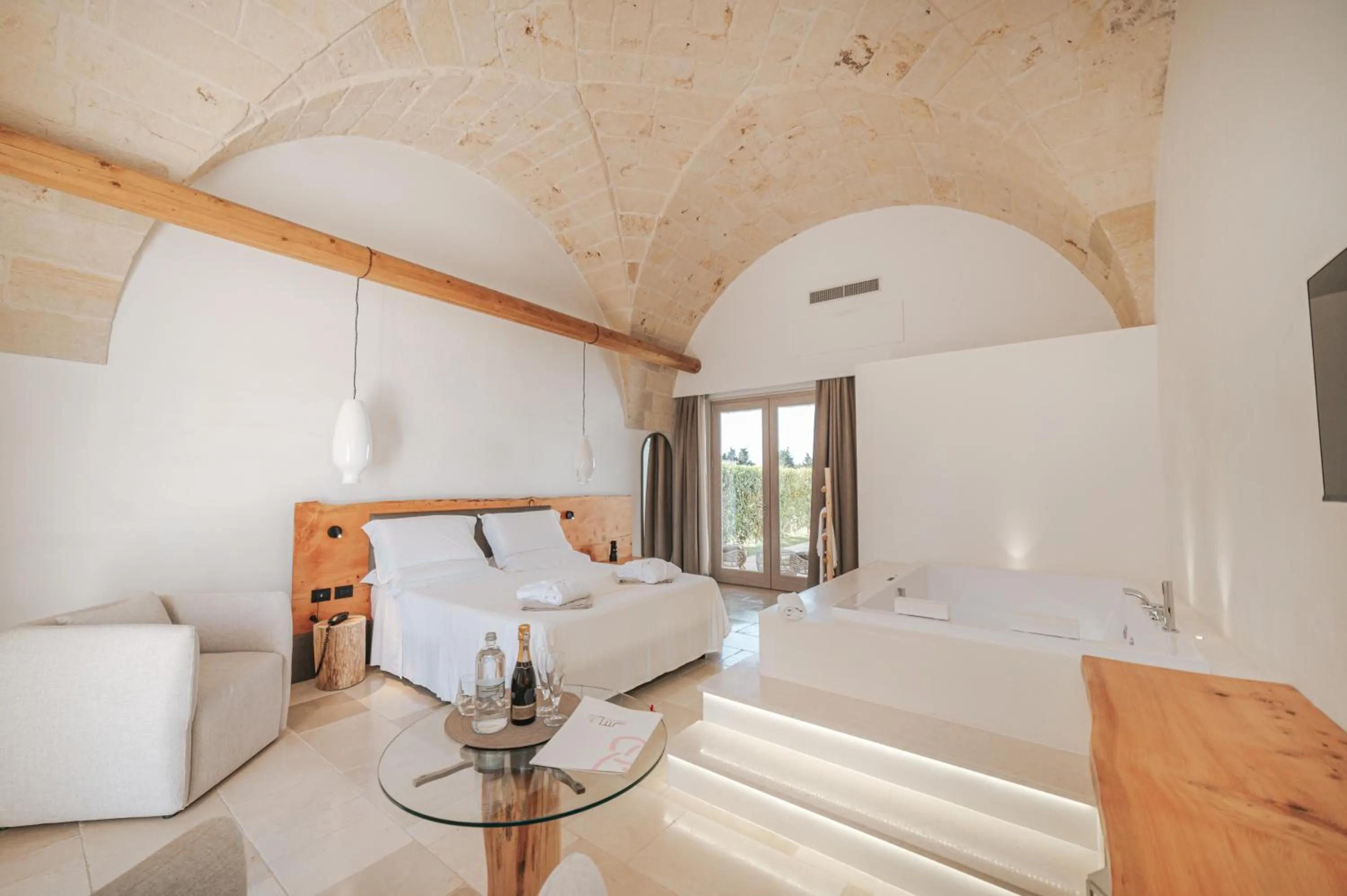 Photo of the whole room, Bed in Masseria Longa Boutique Hotel