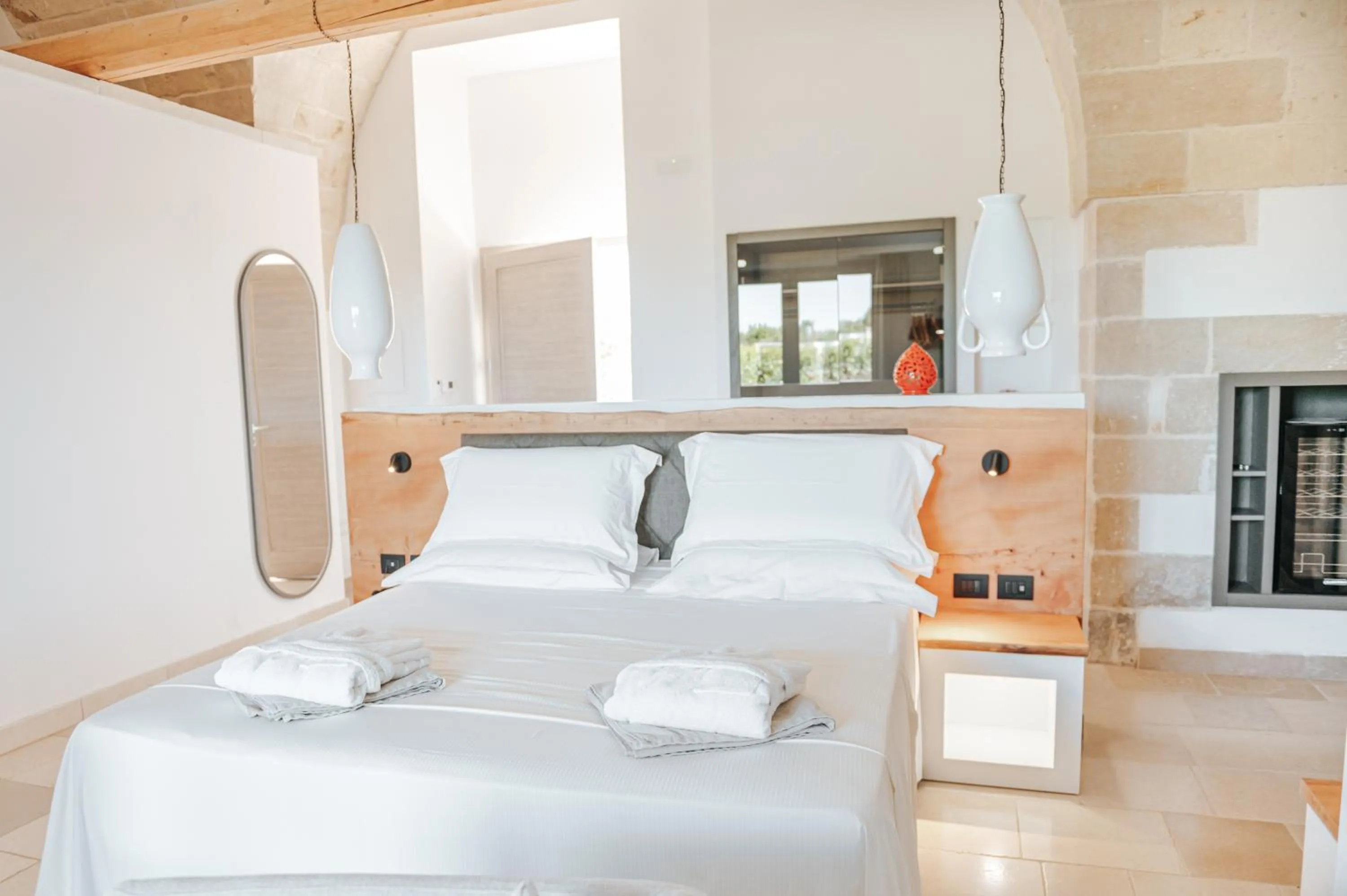 Photo of the whole room, Bed in Masseria Longa Boutique Hotel