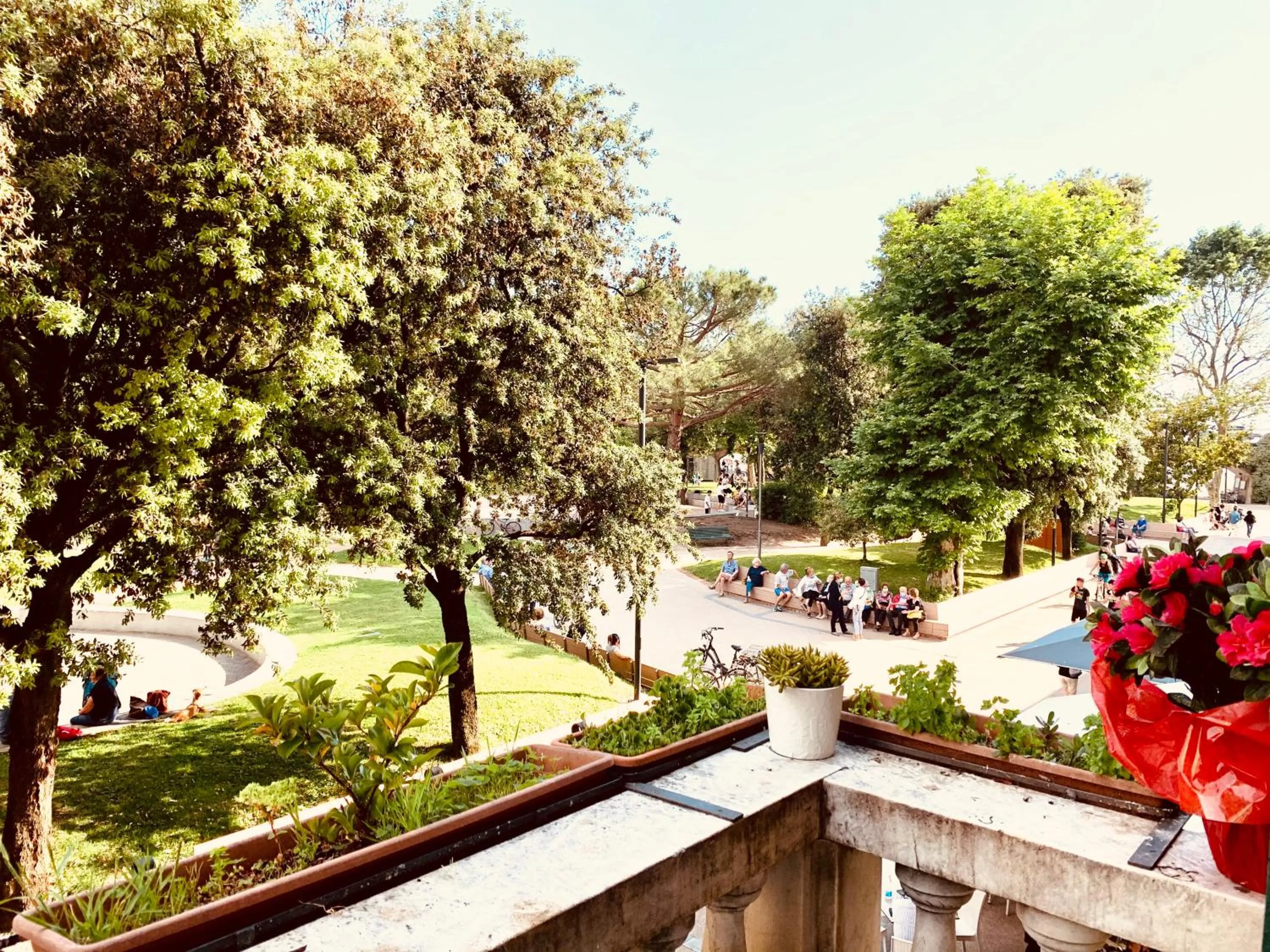 Balcony/Terrace in Hotel Baia di Levanto