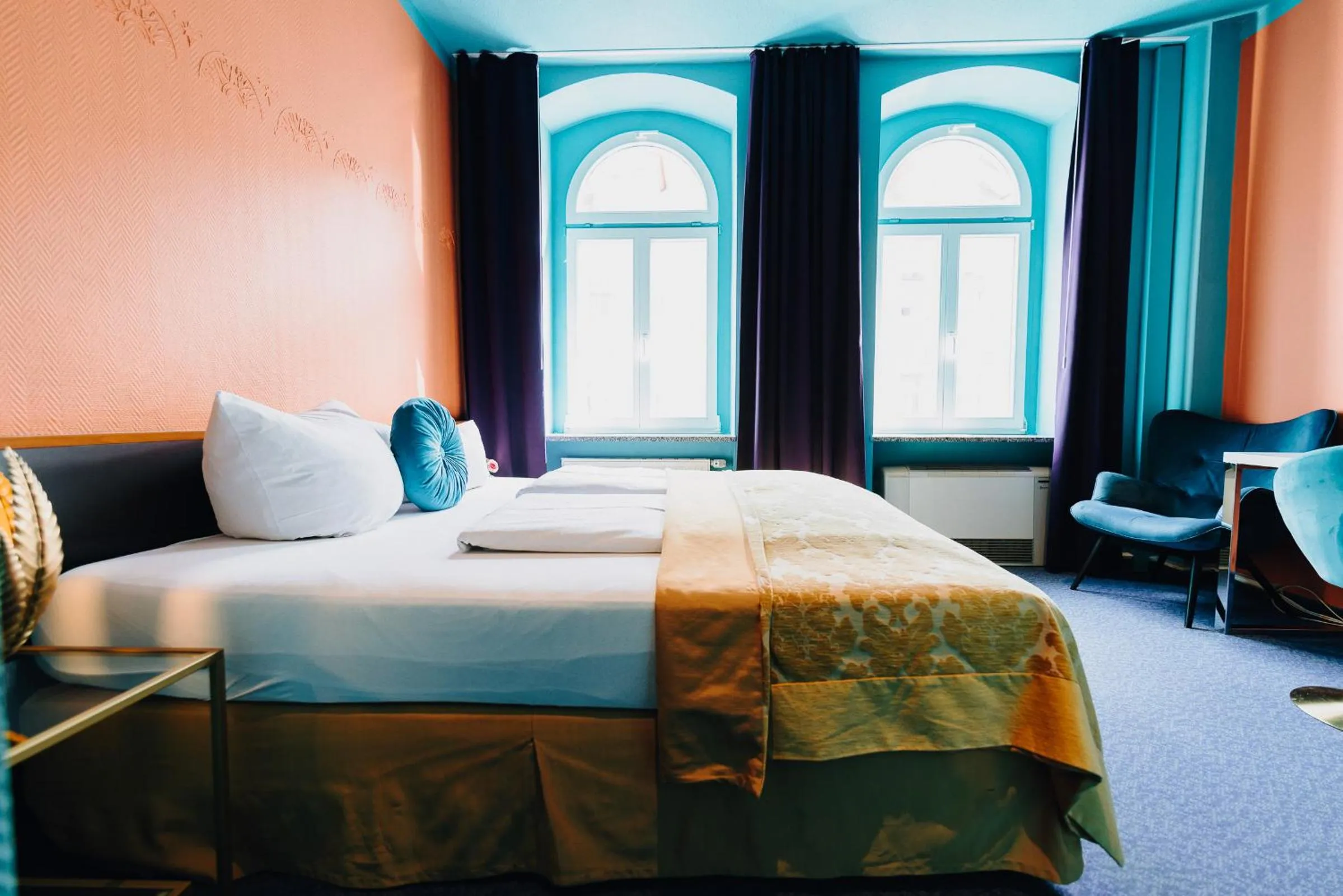 Bed in Boutique Hotel Rothenburger Hof