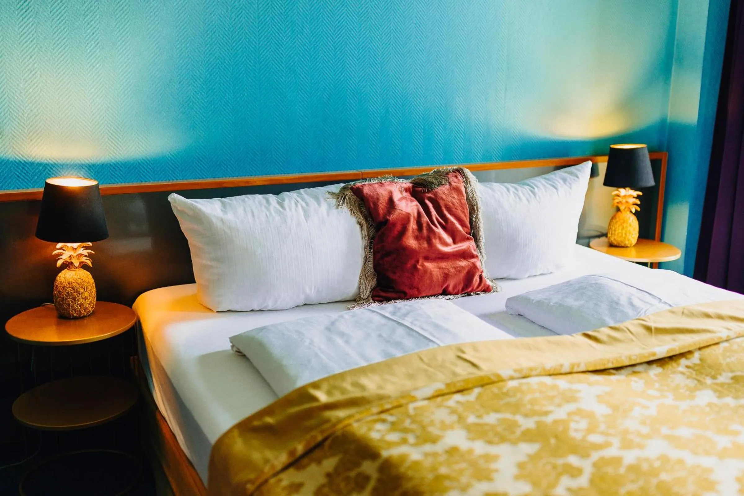 Bed in Boutique Hotel Rothenburger Hof